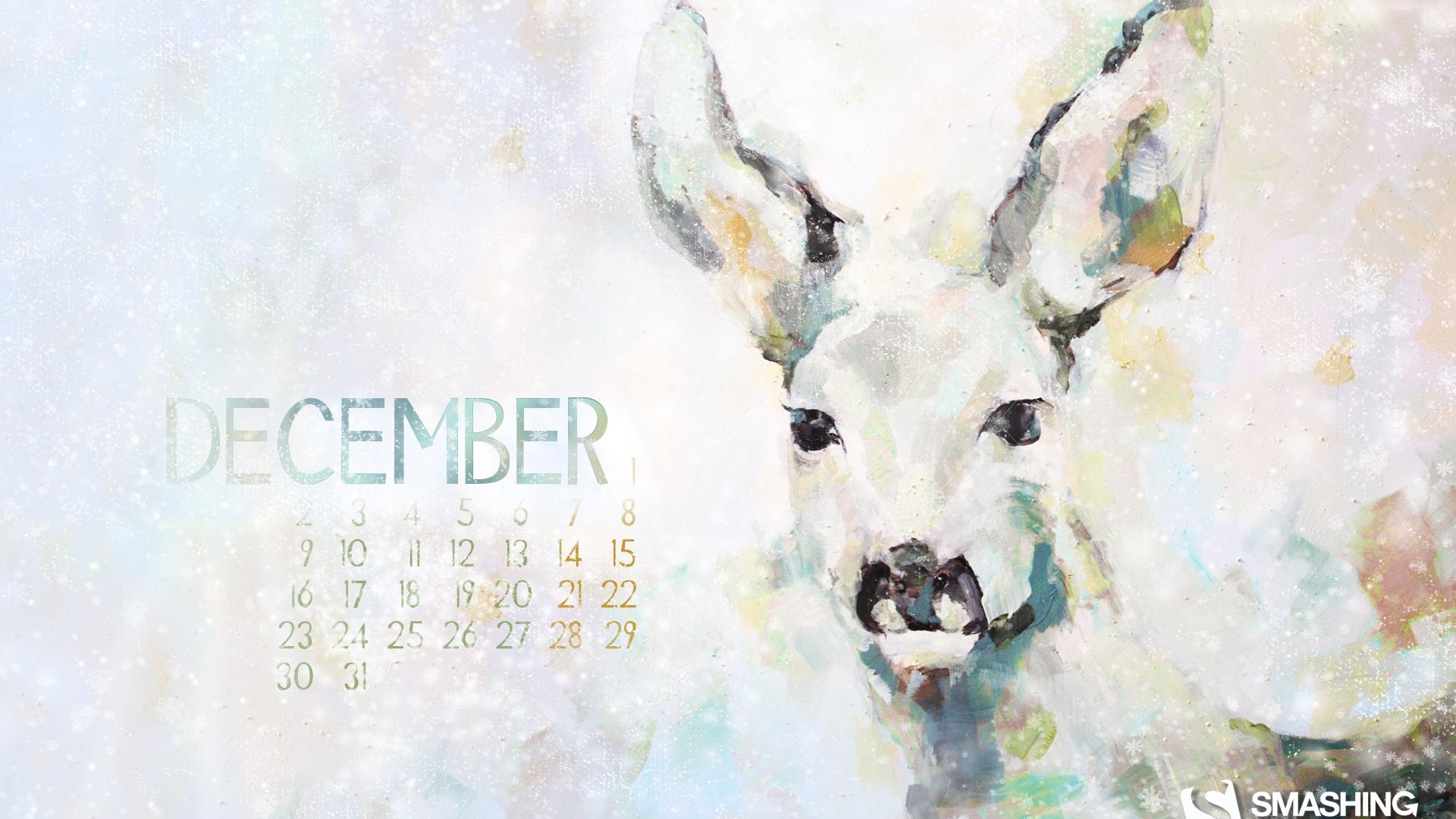 December 2013 Calendar wallpaper (2) #17 - 1920x1080