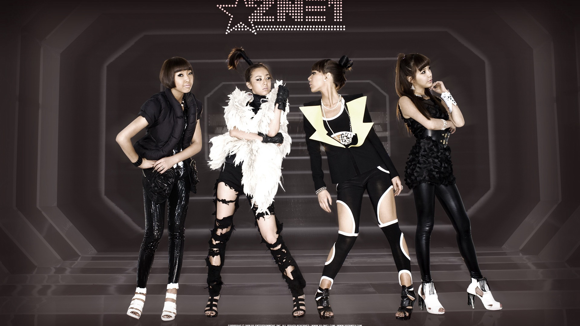 韓國音樂女孩組合 2NE1 高清壁紙 #11 - 1920x1080