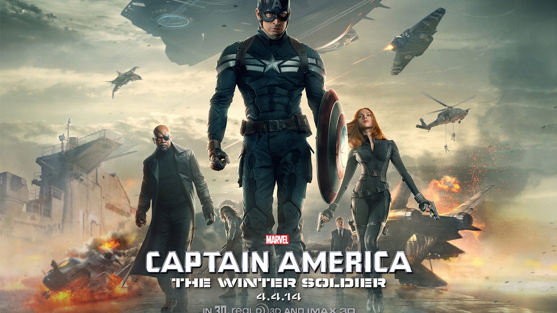 Captain America: The Winter Soldier 美國隊長2：冬日戰士高清壁紙 #1 - 1920x1080