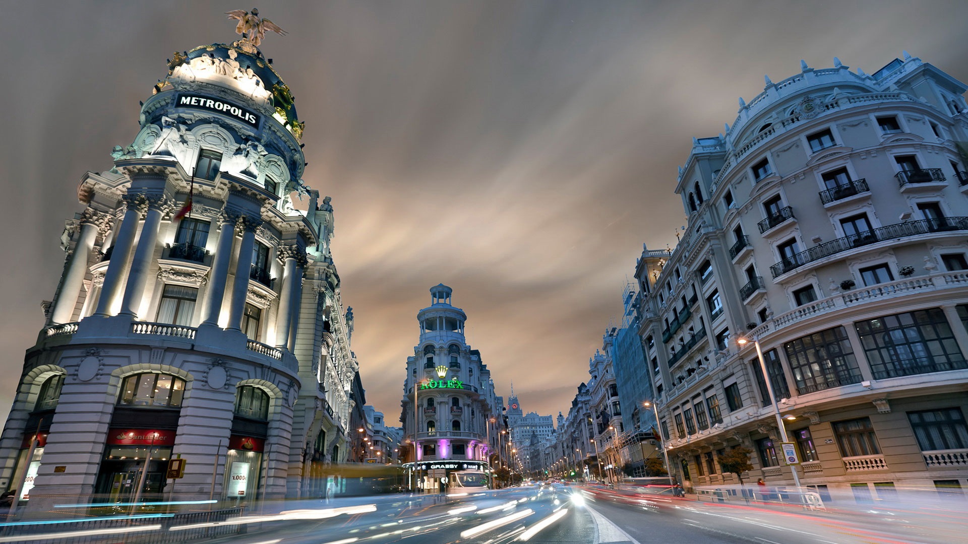 Spanischen Hauptstadt Madrid, Stadtlandschaft HD Wallpaper #6 - 1920x1080