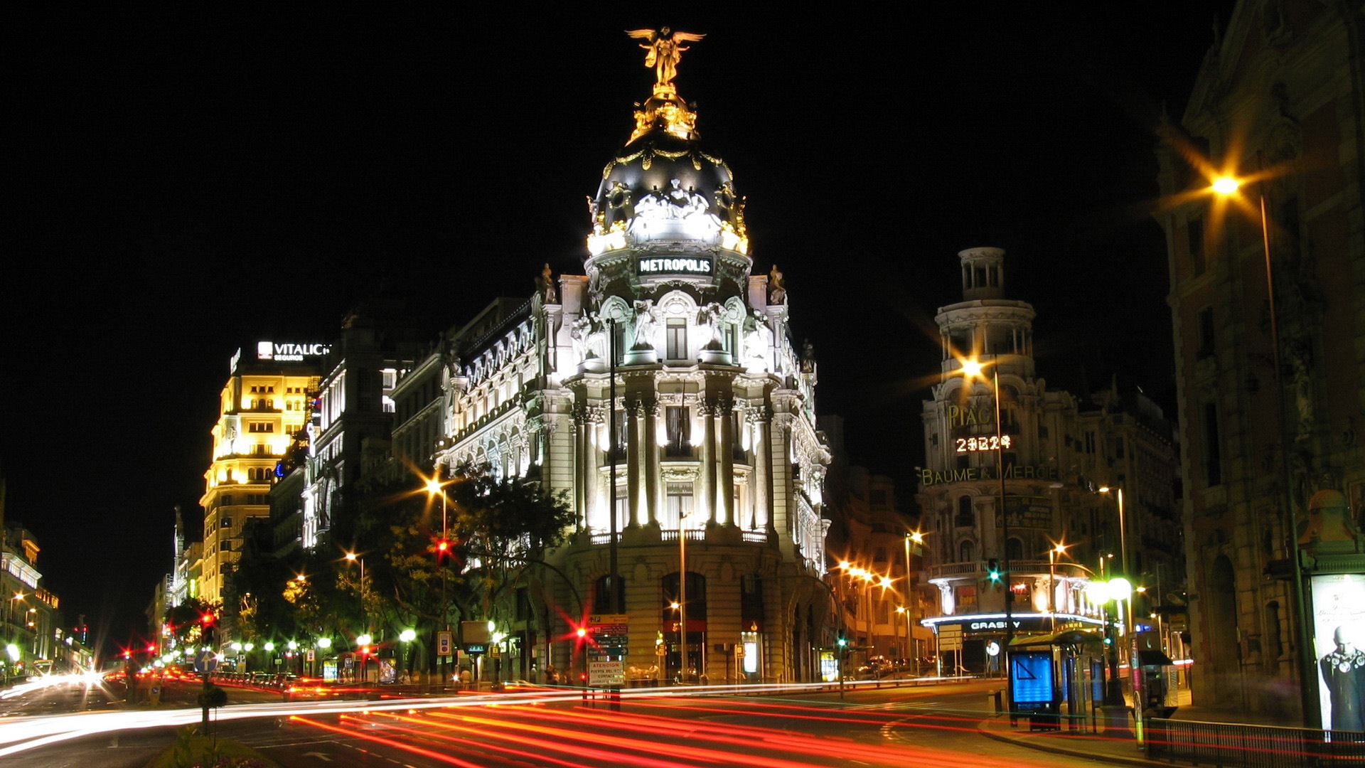 Spanischen Hauptstadt Madrid, Stadtlandschaft HD Wallpaper #12 - 1920x1080