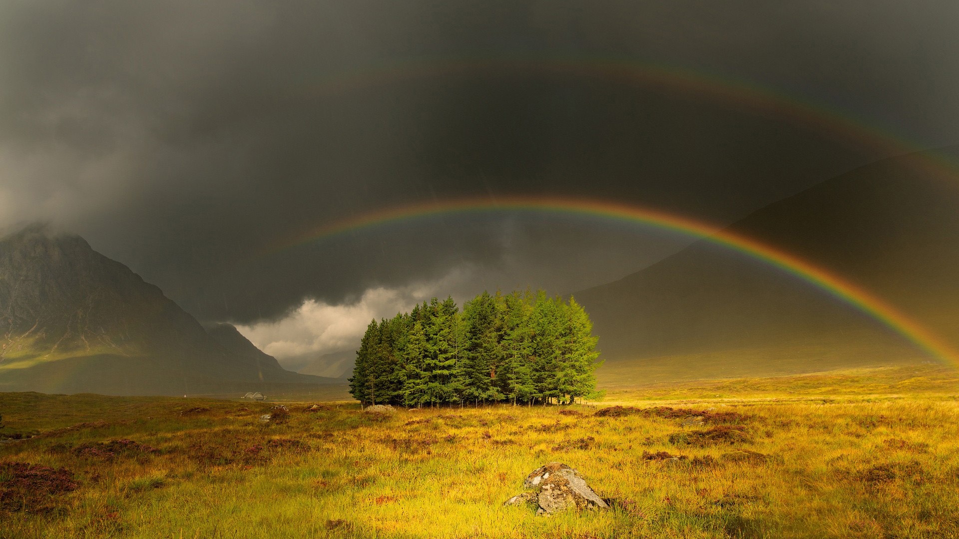 Schöner Regenbogen Landschaft HD Wallpaper #6 - 1920x1080