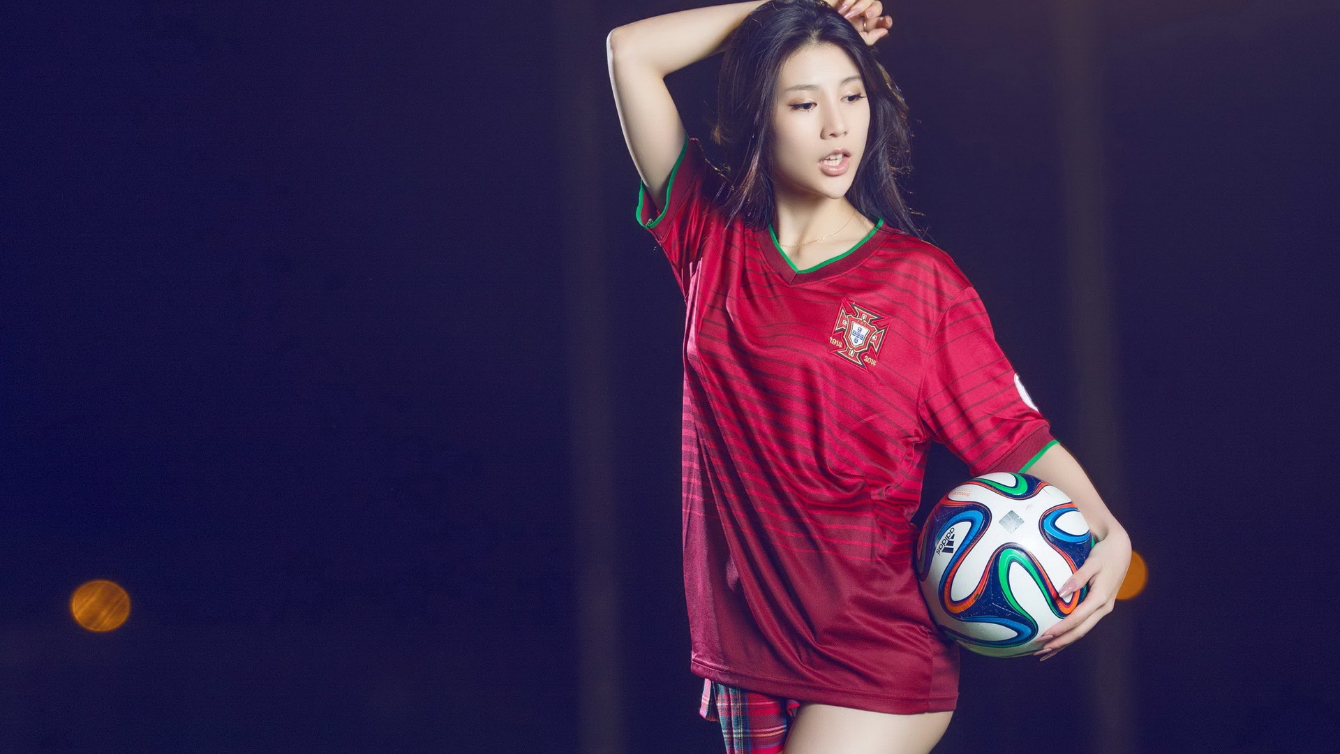 世界杯32強球衣，美女足球寶貝高清壁紙 #9 - 1920x1080