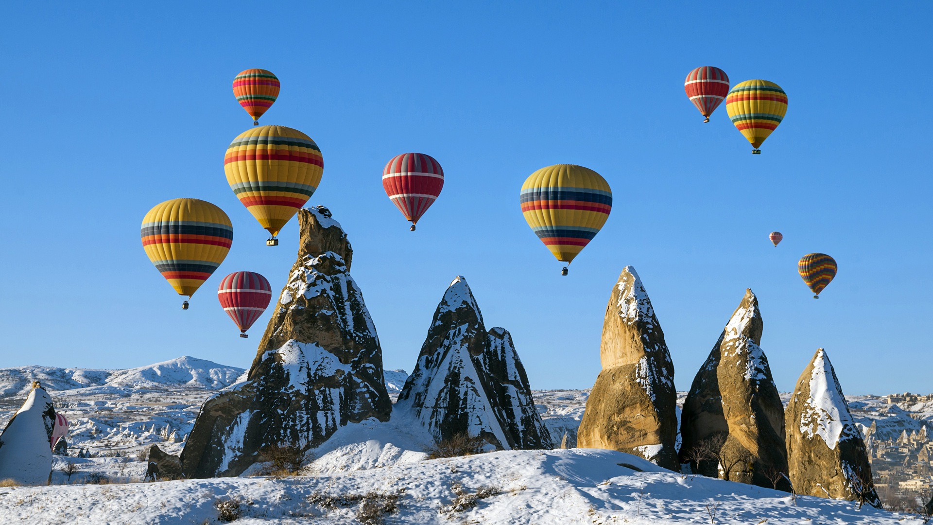 Ballon à air chaud de ciel, Windows 8 fonds d'écran thème HD #4 - 1920x1080