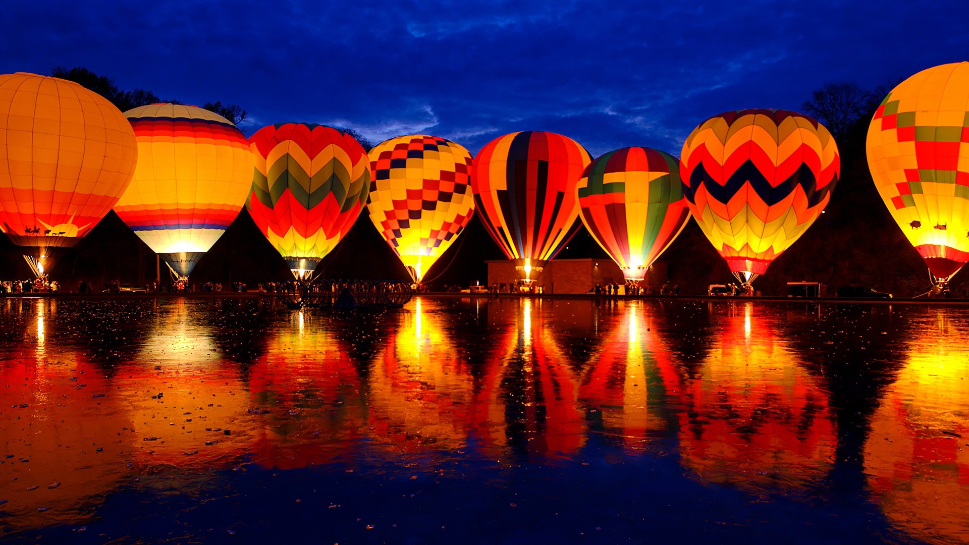 Ballon à air chaud de ciel, Windows 8 fonds d'écran thème HD #5 - 1920x1080