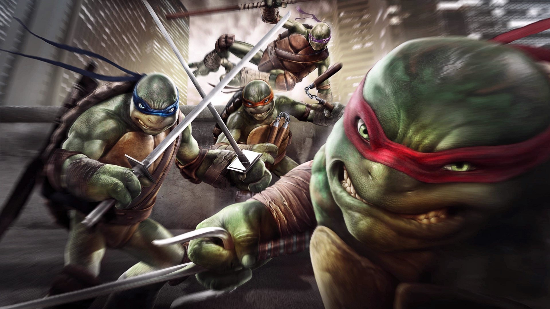 2014 Teenage Mutant Ninja Turtles 忍者神龟 高清影视壁纸19 - 1920x1080