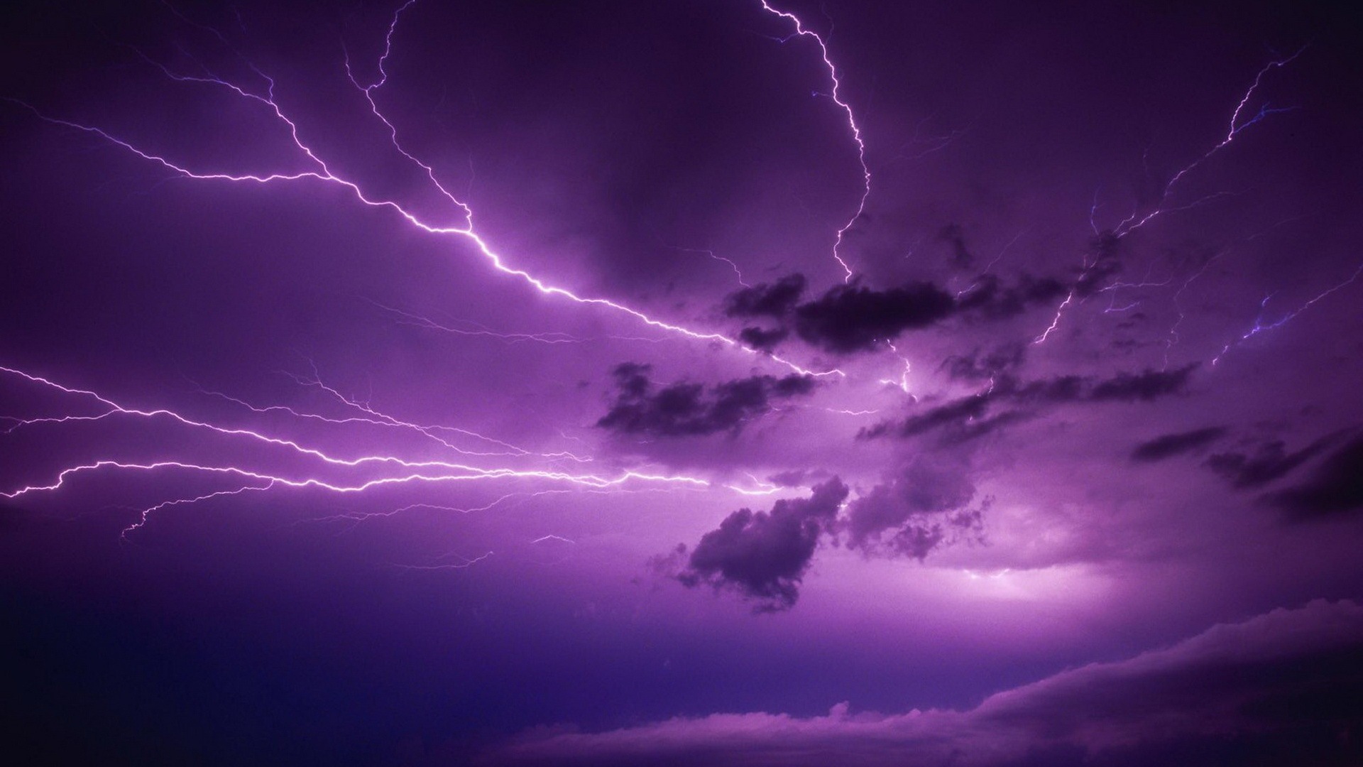 Lightning Thunder HD tapety na plochu #3 - 1920x1080