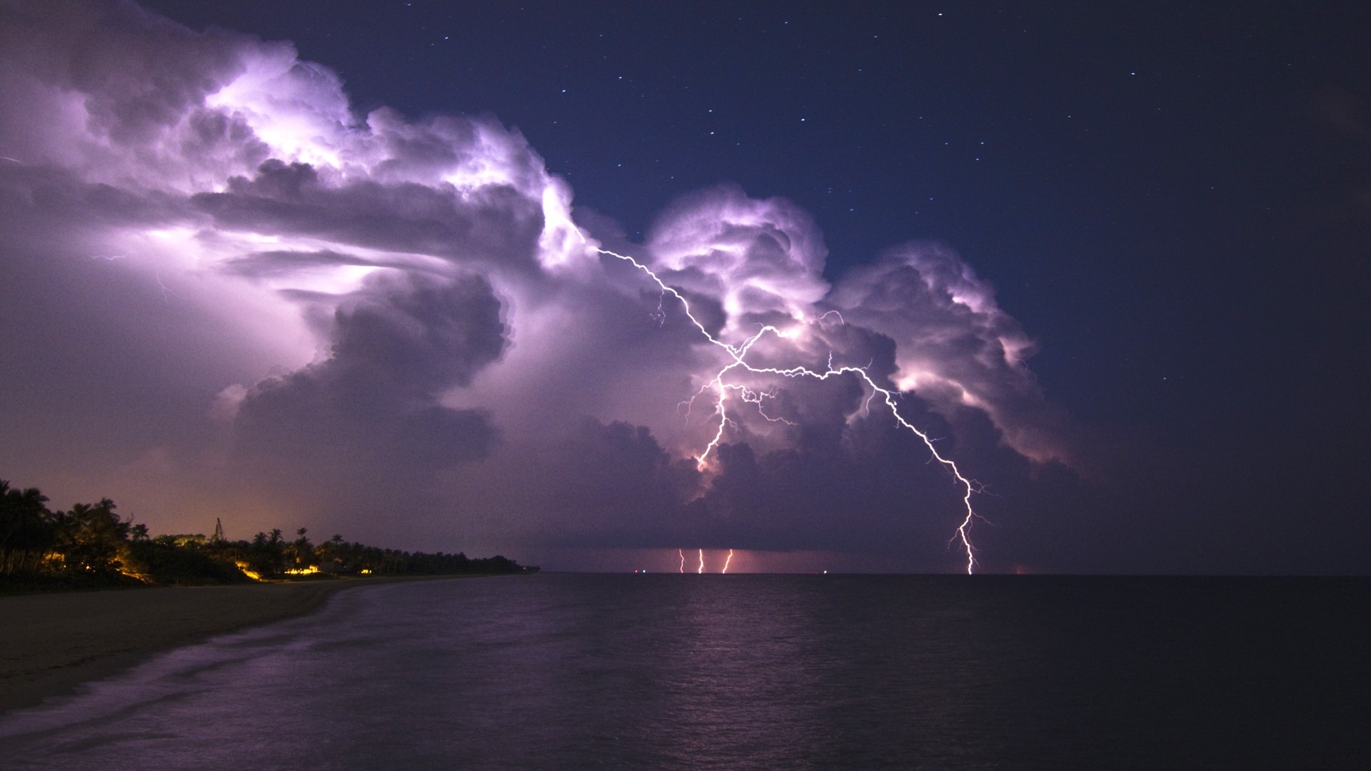 Lightning Thunder HD tapety na plochu #11 - 1920x1080