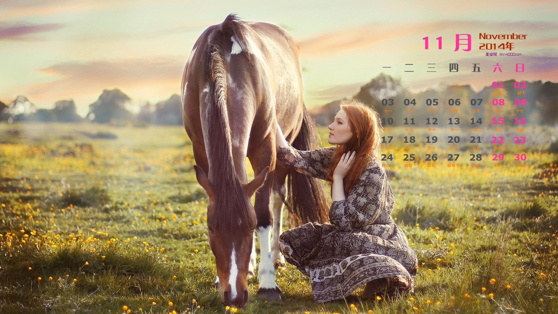 2014년 11월 캘린더 벽지 (1)Novembre Déc 2014 Calendrier fond d'écran (1) #14 - 1920x1080