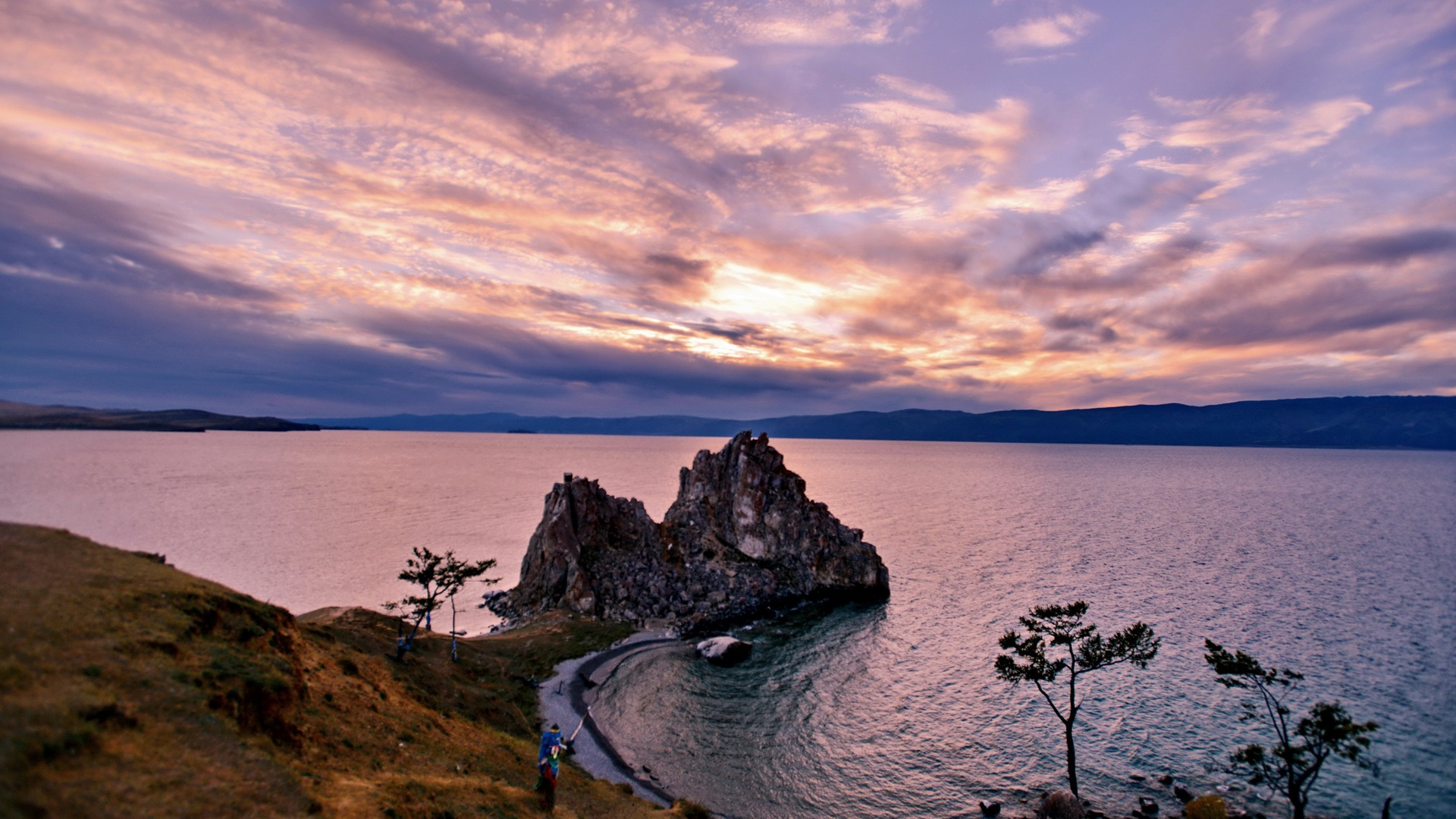 Lake Baikal in Russia, scenery HD wallpapers #11 - 1920x1080