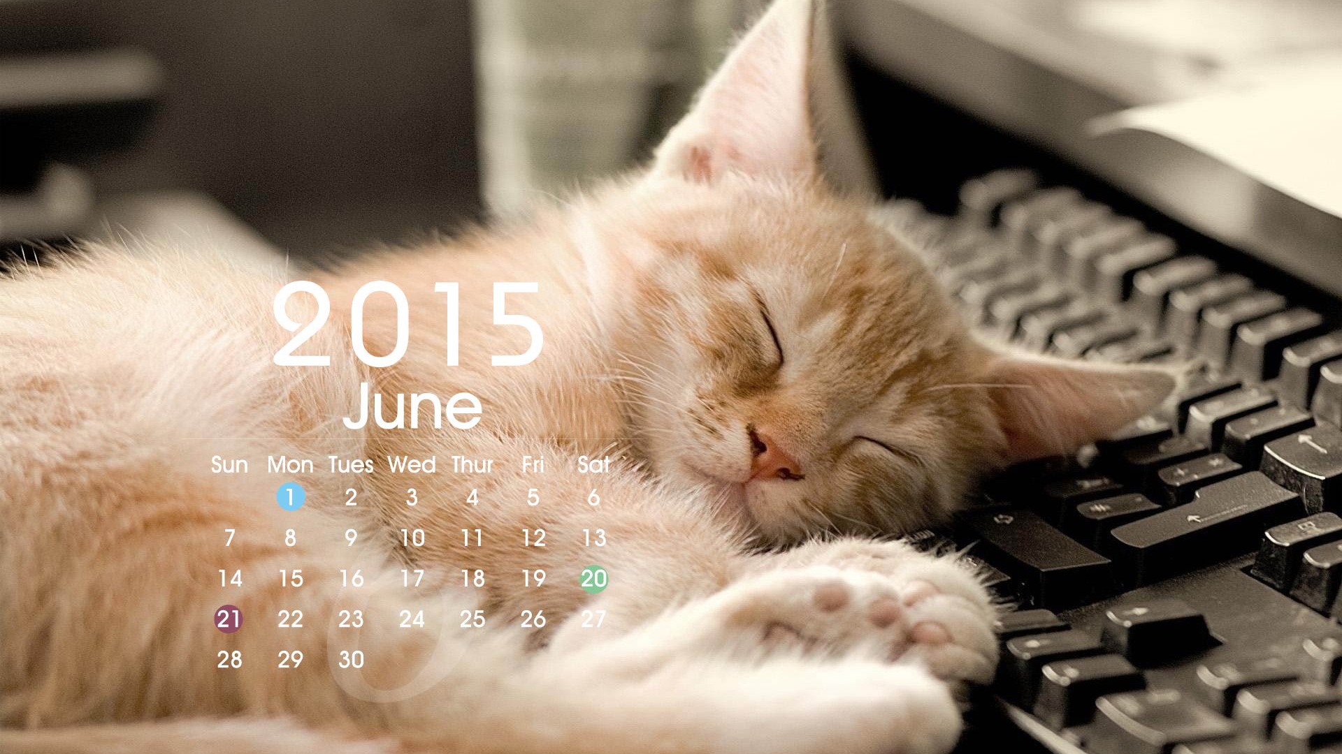 Kalender 2015 HD Wallpaper #19 - 1920x1080
