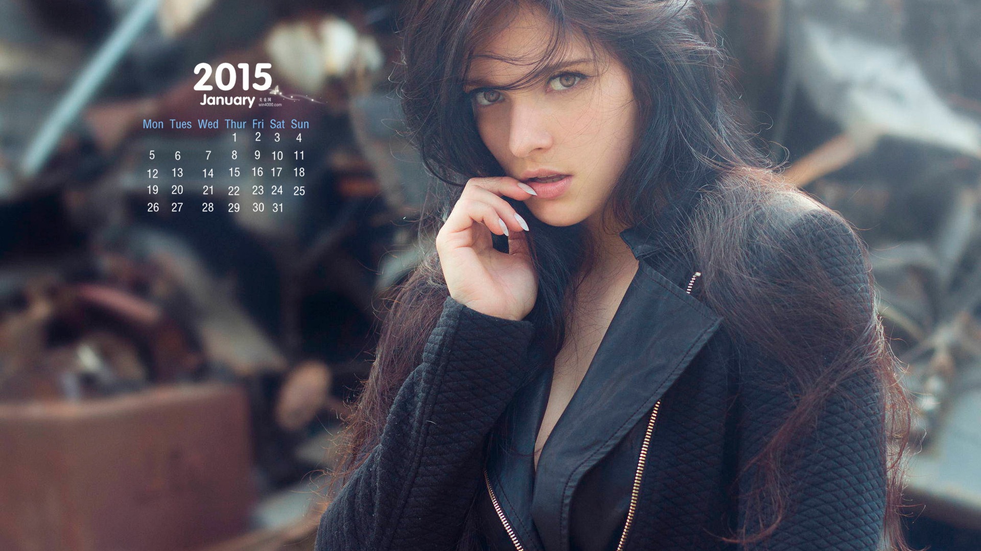 2015年1月 月历壁纸(一)3 - 1920x1080