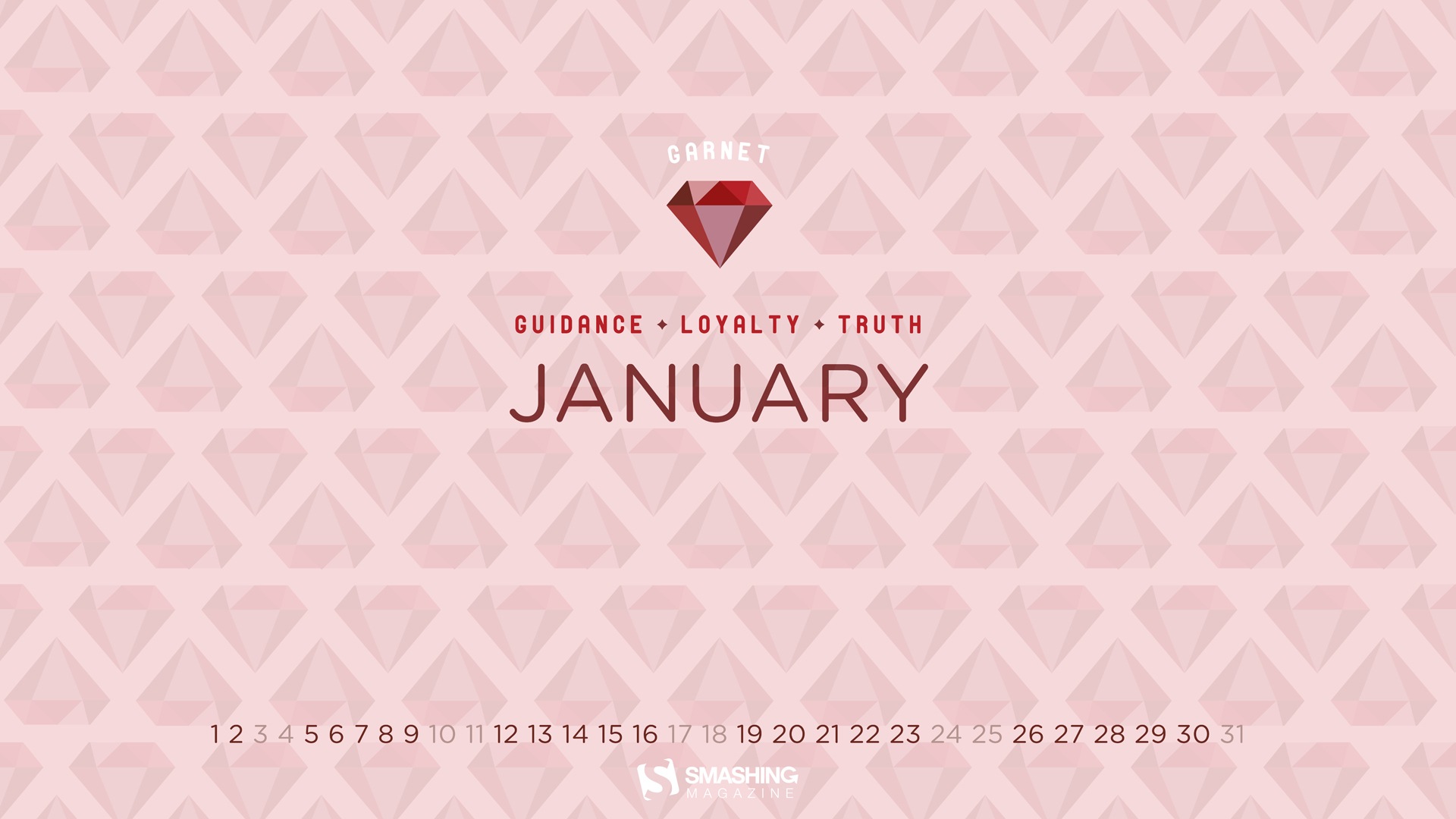 Janvier 2015 calendar fond d'écran (2) #8 - 1920x1080