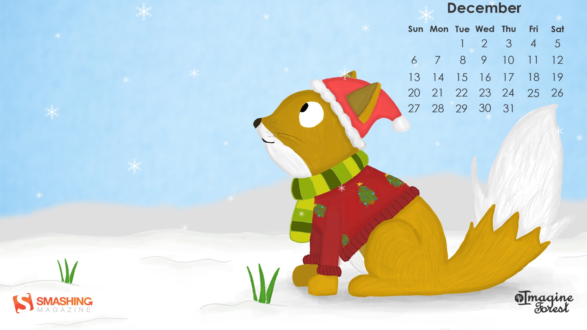 Dezember 2015 Kalender Wallpaper (2) #1 - 1920x1080