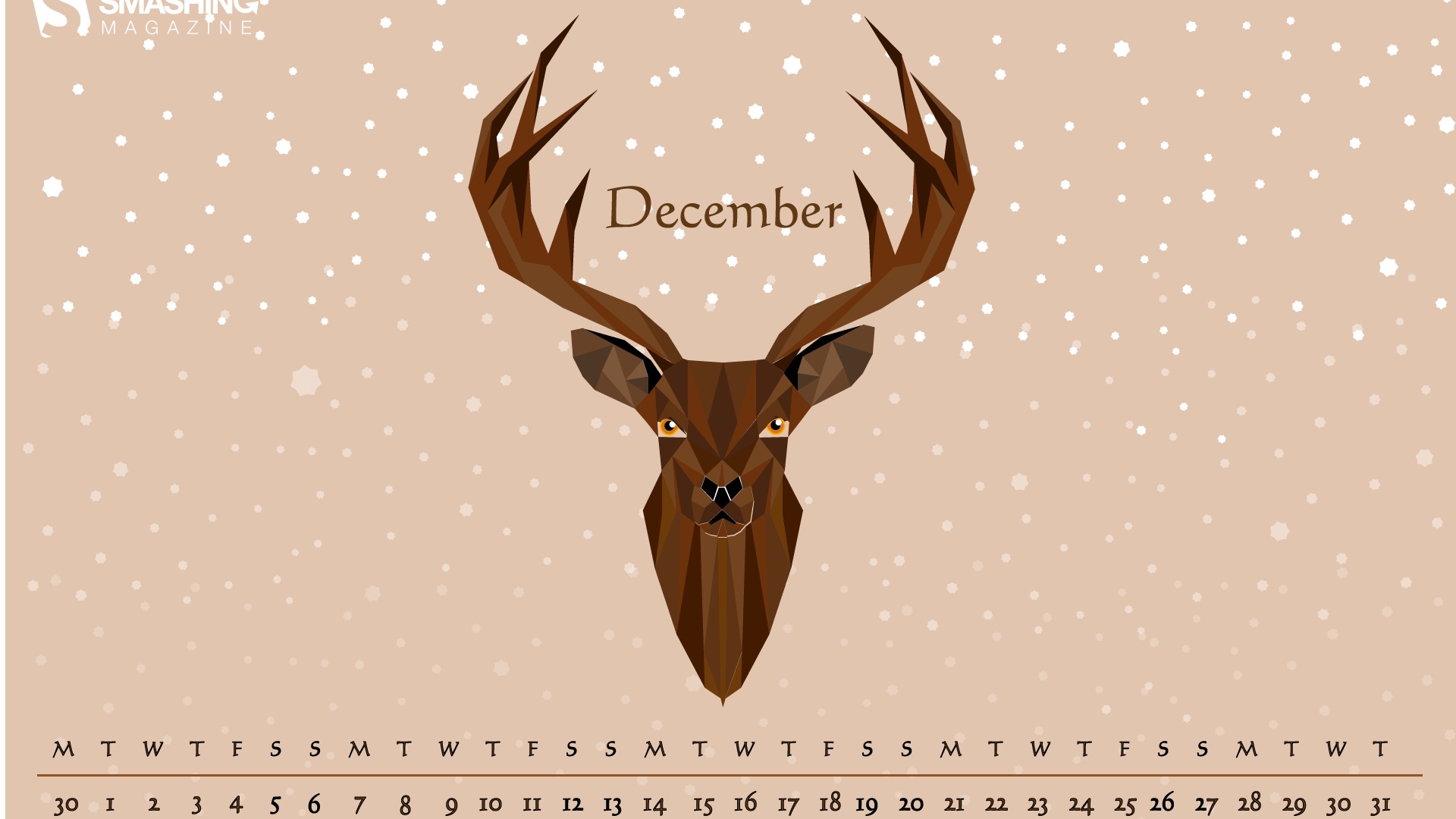 Dezember 2015 Kalender Wallpaper (2) #13 - 1920x1080