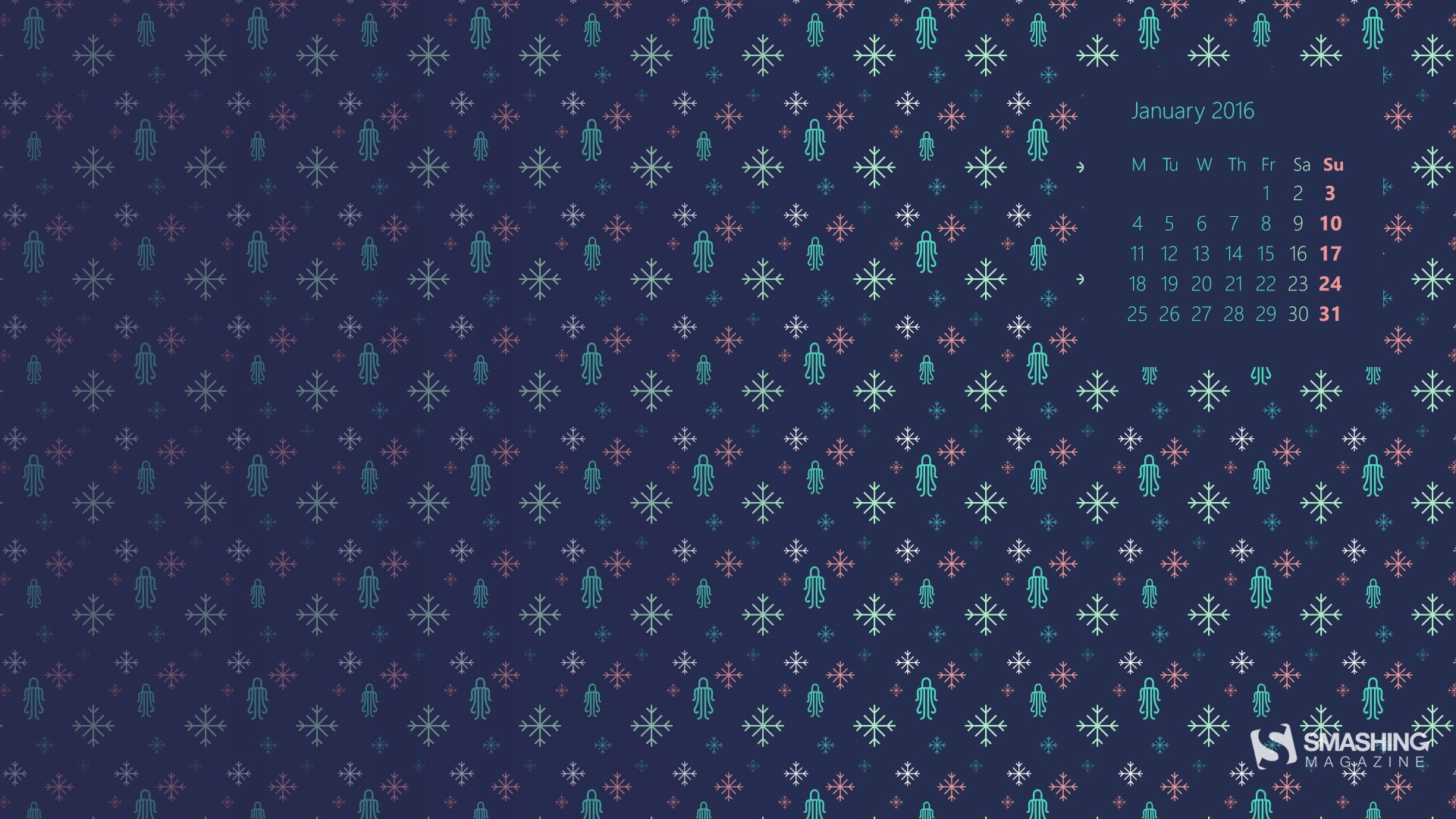 01. 2016 kalendář tapety (2) #15 - 1920x1080