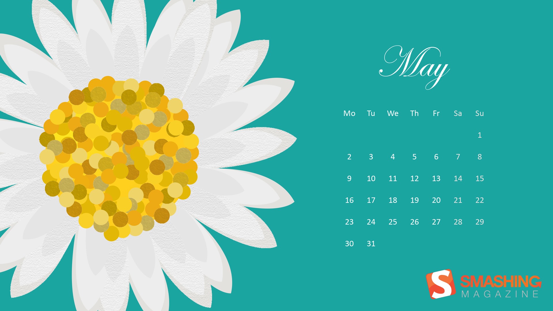 May 2016 calendar wallpaper (2) #16 - 1920x1080