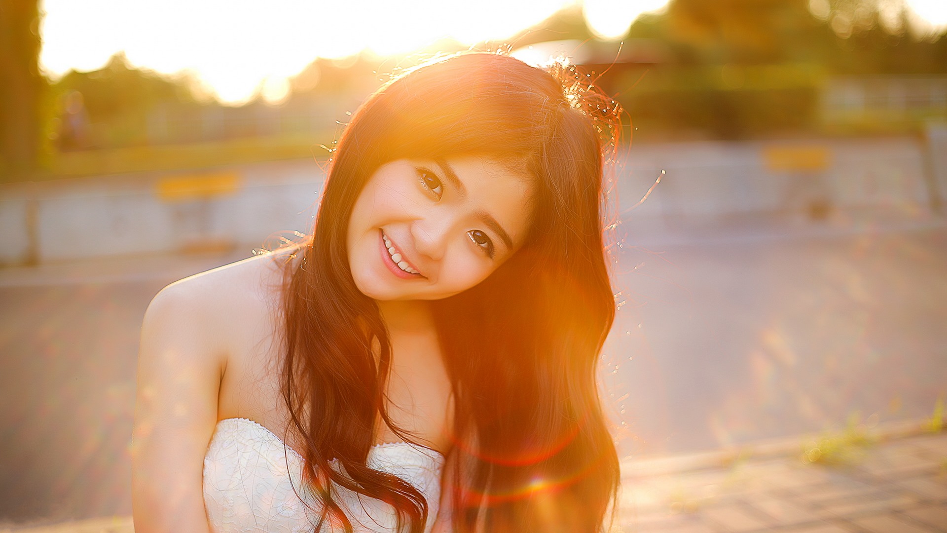 清純可愛年輕的亞洲女孩 高清壁紙合集(一) #4 - 1920x1080