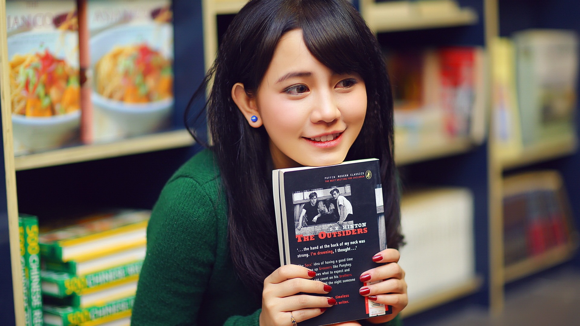 清纯可爱年轻的亚洲女孩 高清壁纸合集(一)39 - 1920x1080