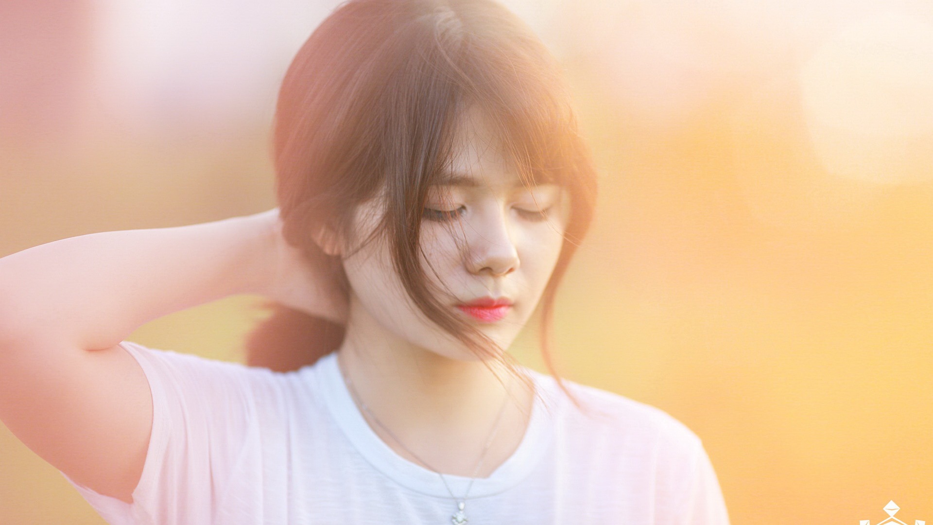 Pure and lovely young Asian girl HD wallpapers collection (4) #21 - 1920x1080