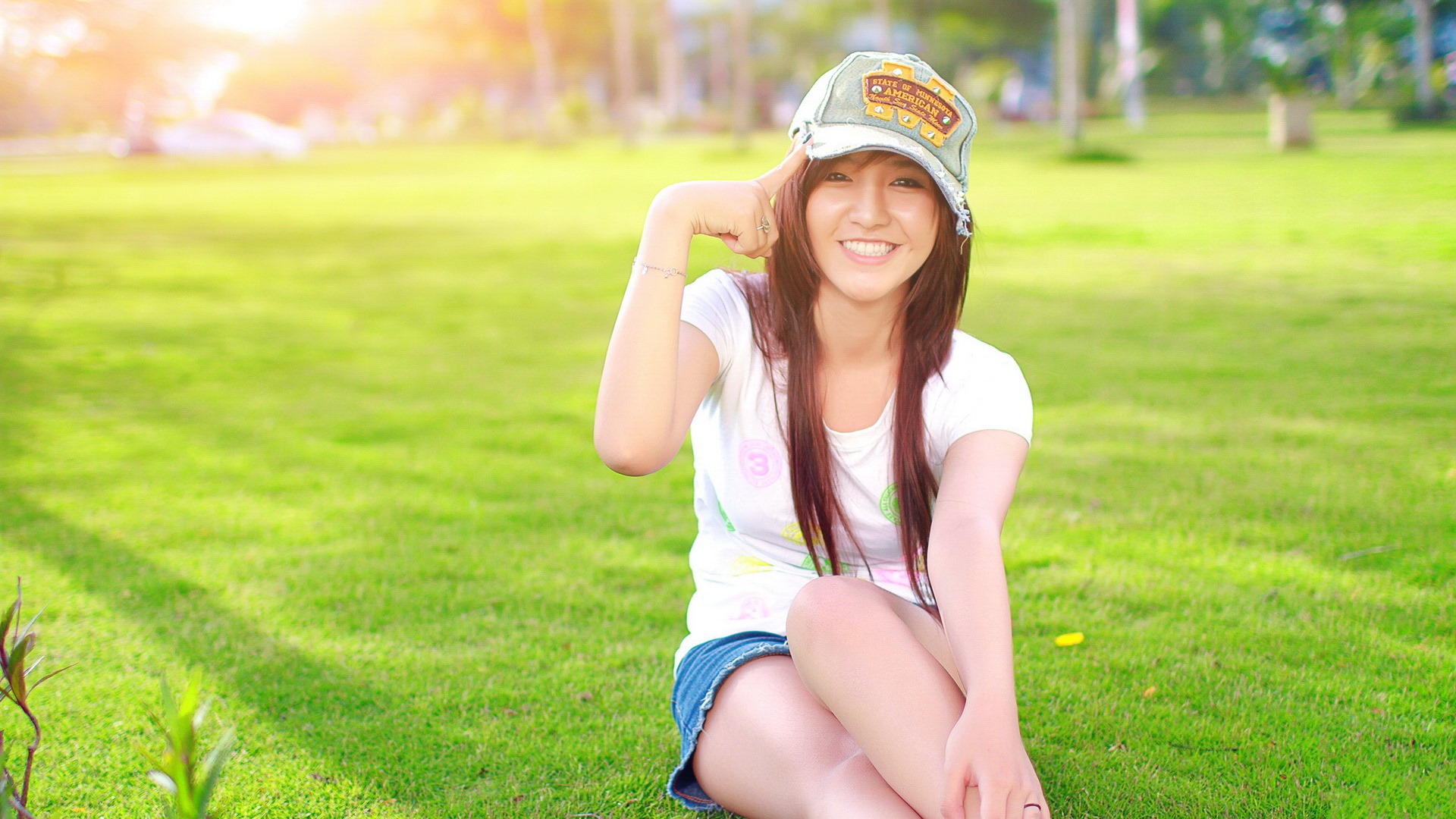Pure and lovely young Asian girl HD wallpapers collection (5) #36 - 1920x1080