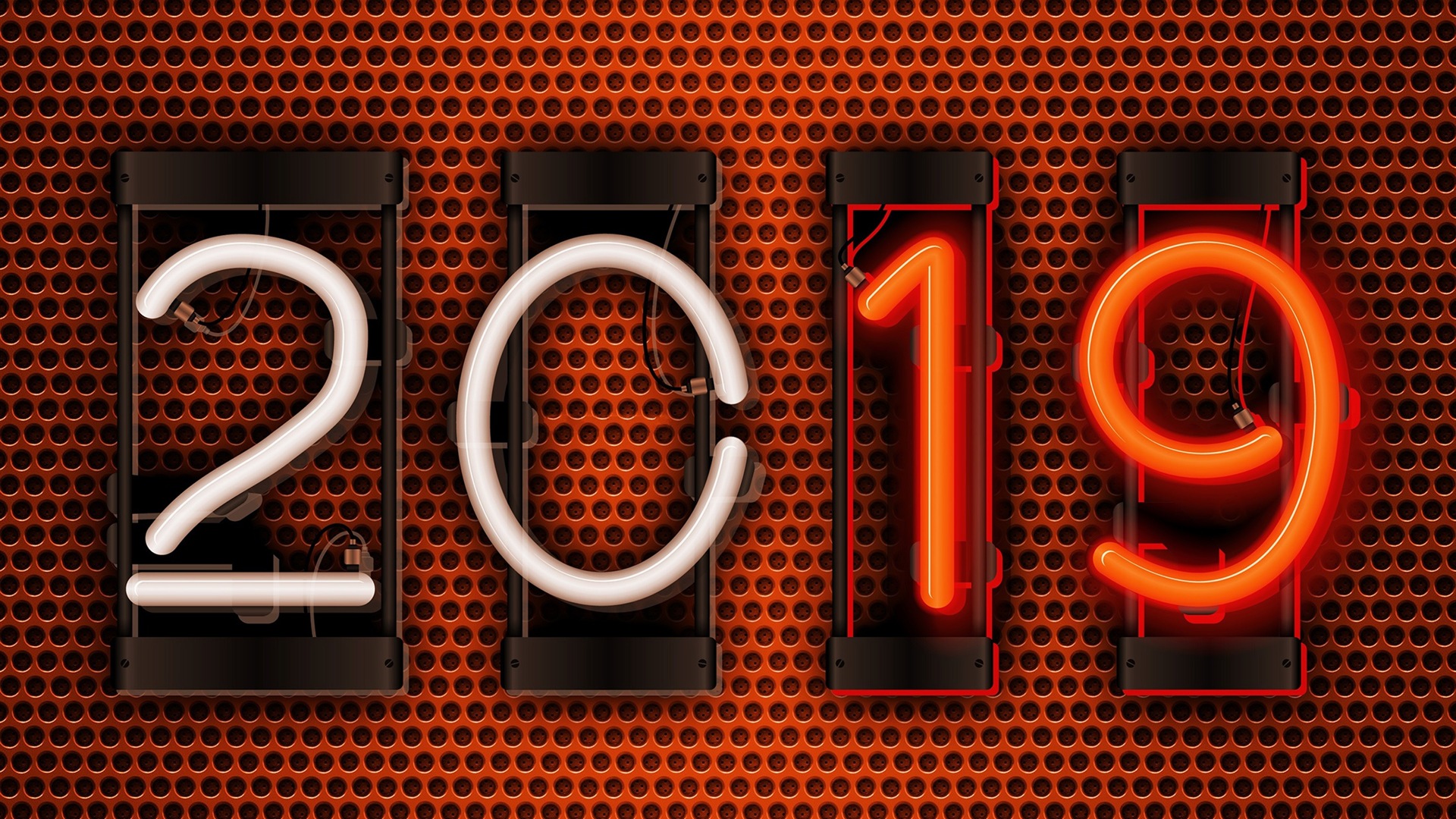 Šťastný nový rok 2019 HD tapety #3 - 1920x1080
