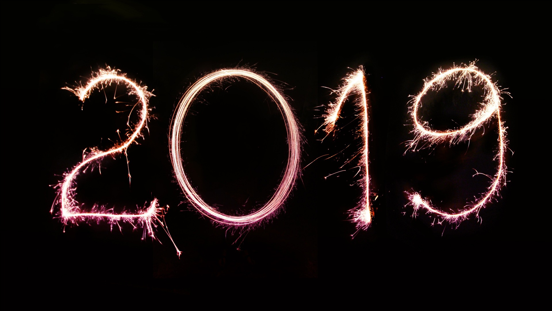 Šťastný nový rok 2019 HD tapety #7 - 1920x1080