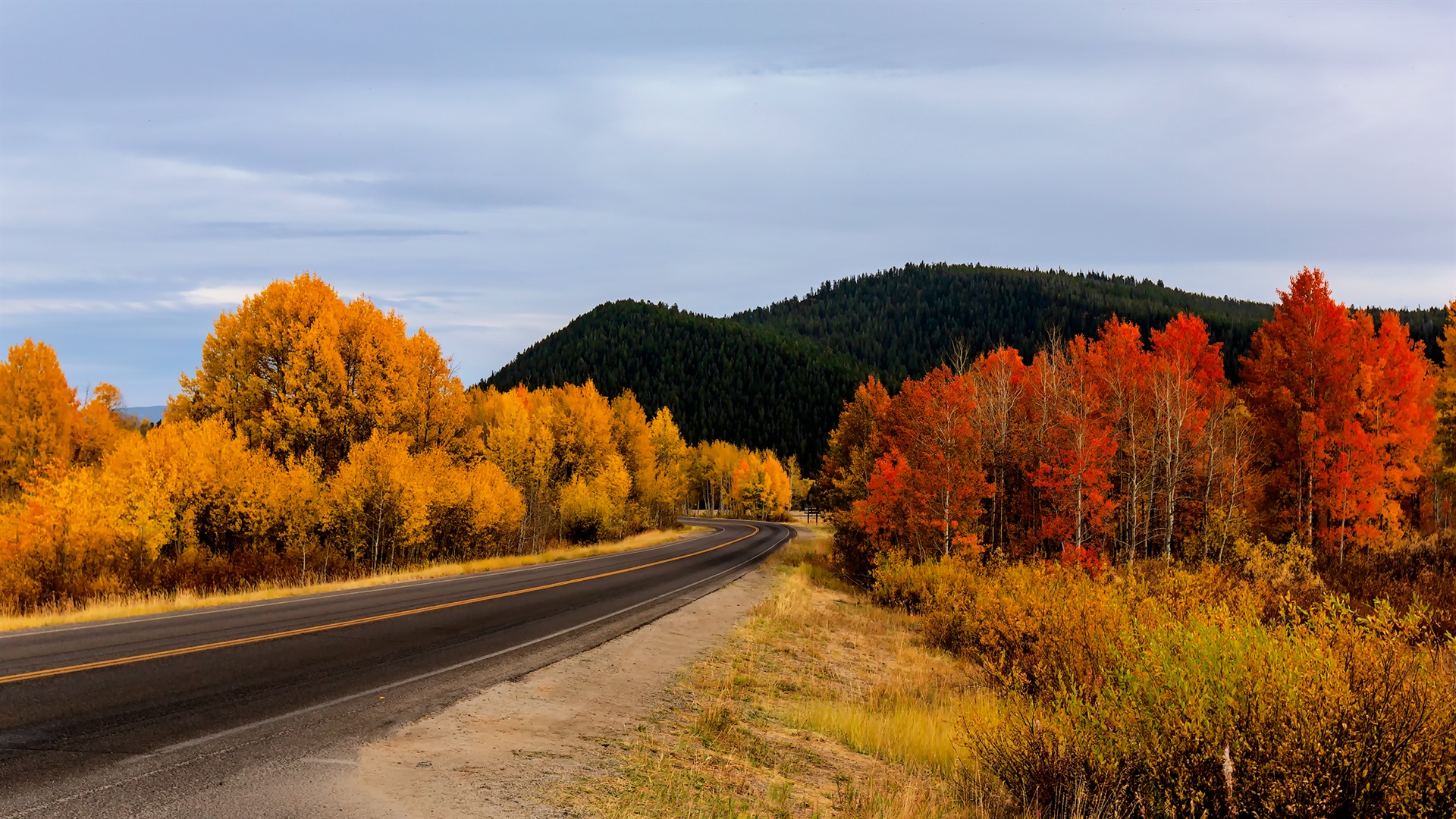 USA Grand Teton National Park nature landscape HD wallpapers #19 - 1920x1080