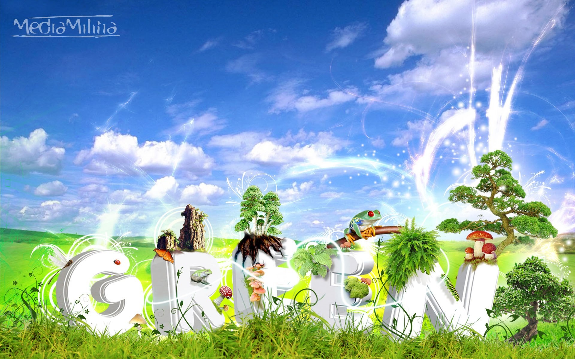 ビジュアル壁紙クリエイティブ合成 #6 - 1920x1200