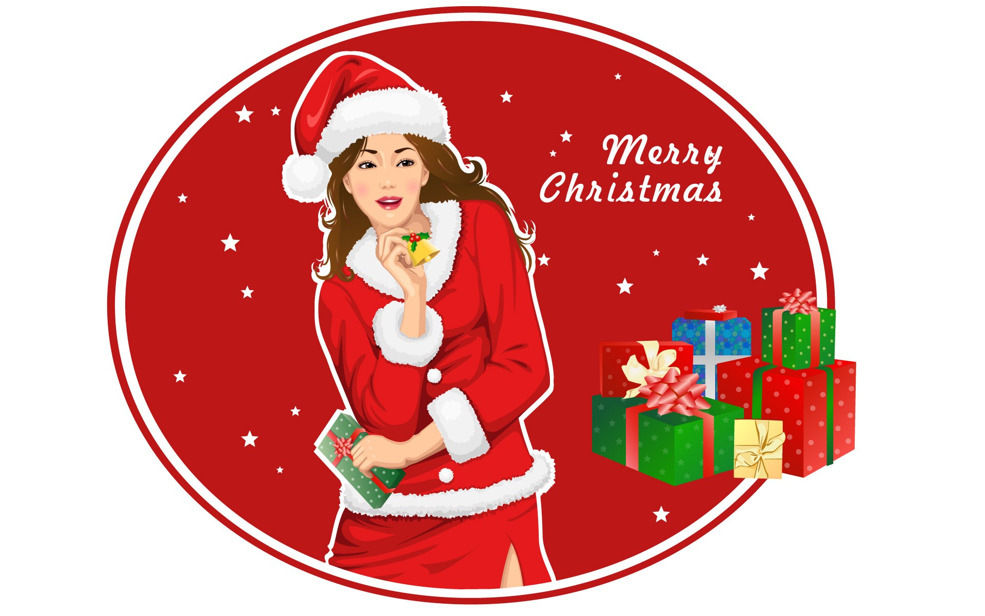 Christmas Wallpaper illustration MM #3 - 1920x1200