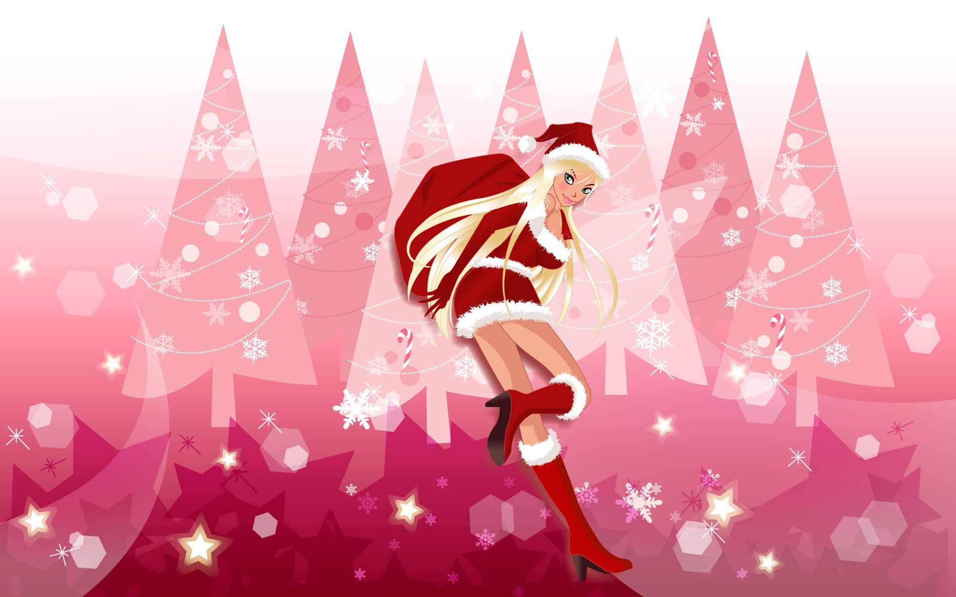 Christmas Wallpaper illustration MM #7 - 1920x1200