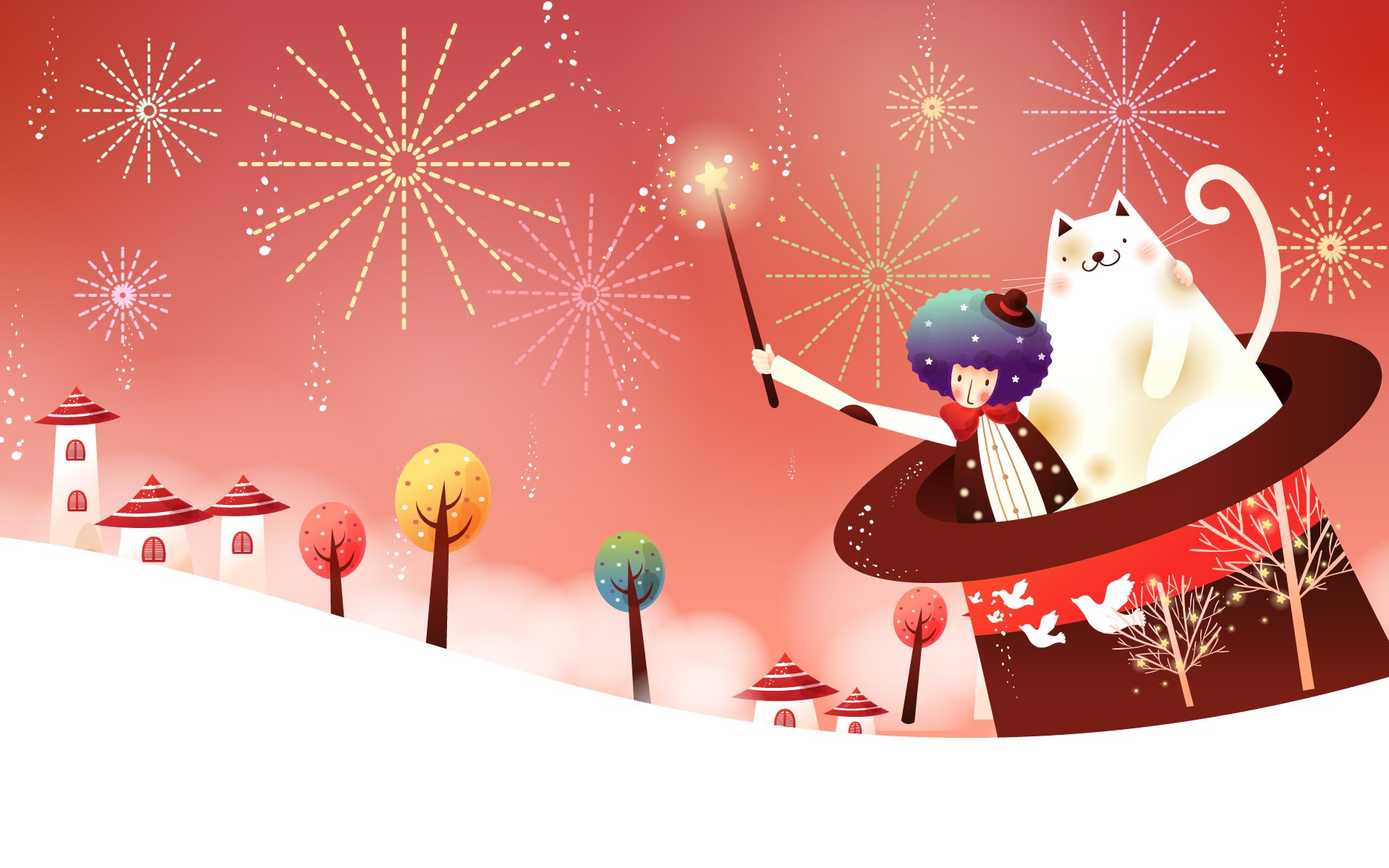 夢幻童話 卡通壁紙 #34 - 1920x1200