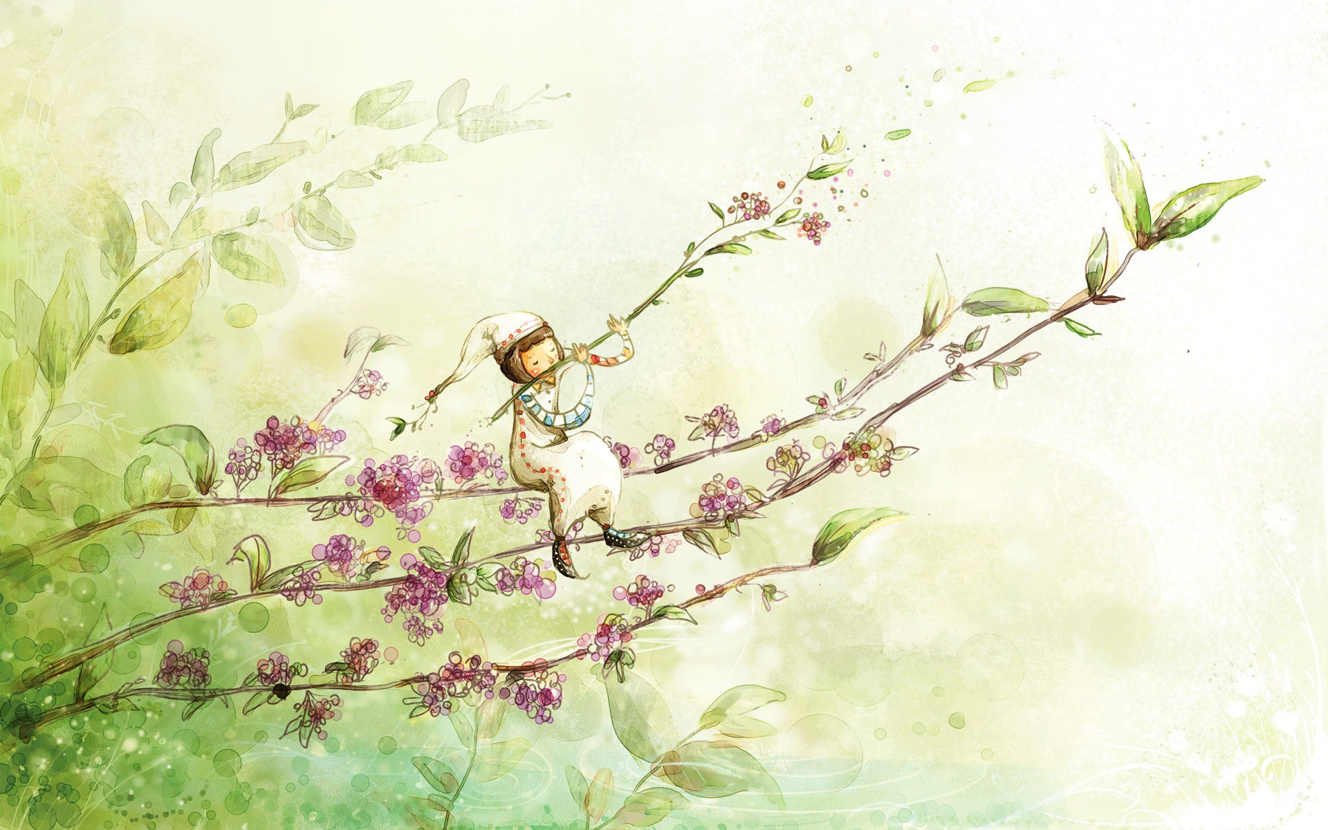 卡通夢幻風光壁紙 #37 - 1920x1200
