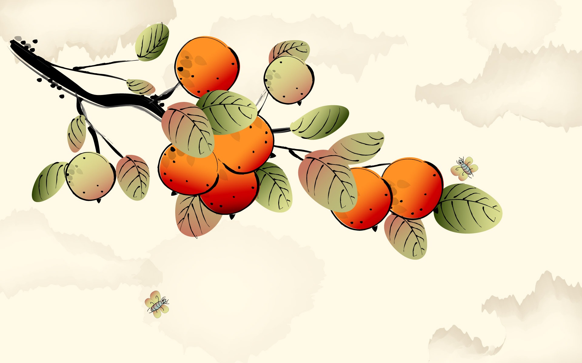 矢量水墨高清壁紙 #5 - 1920x1200