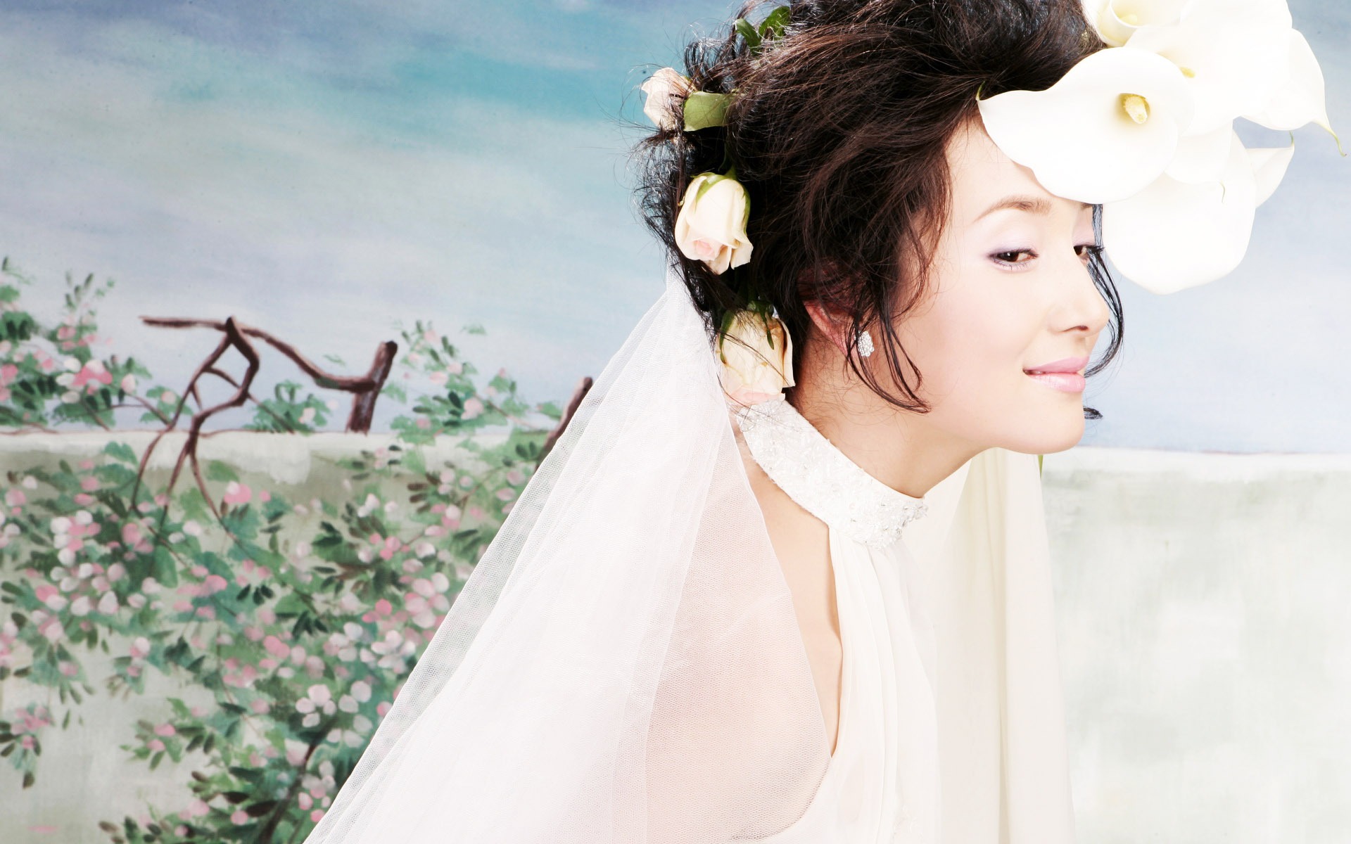 Beautiful pure bride wallpaper #20 - 1920x1200