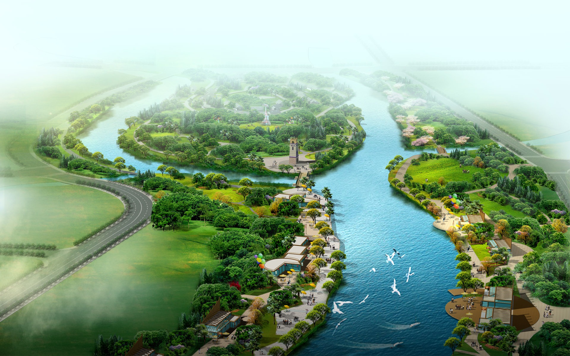 建築園林精美壁紙 #36 - 1920x1200
