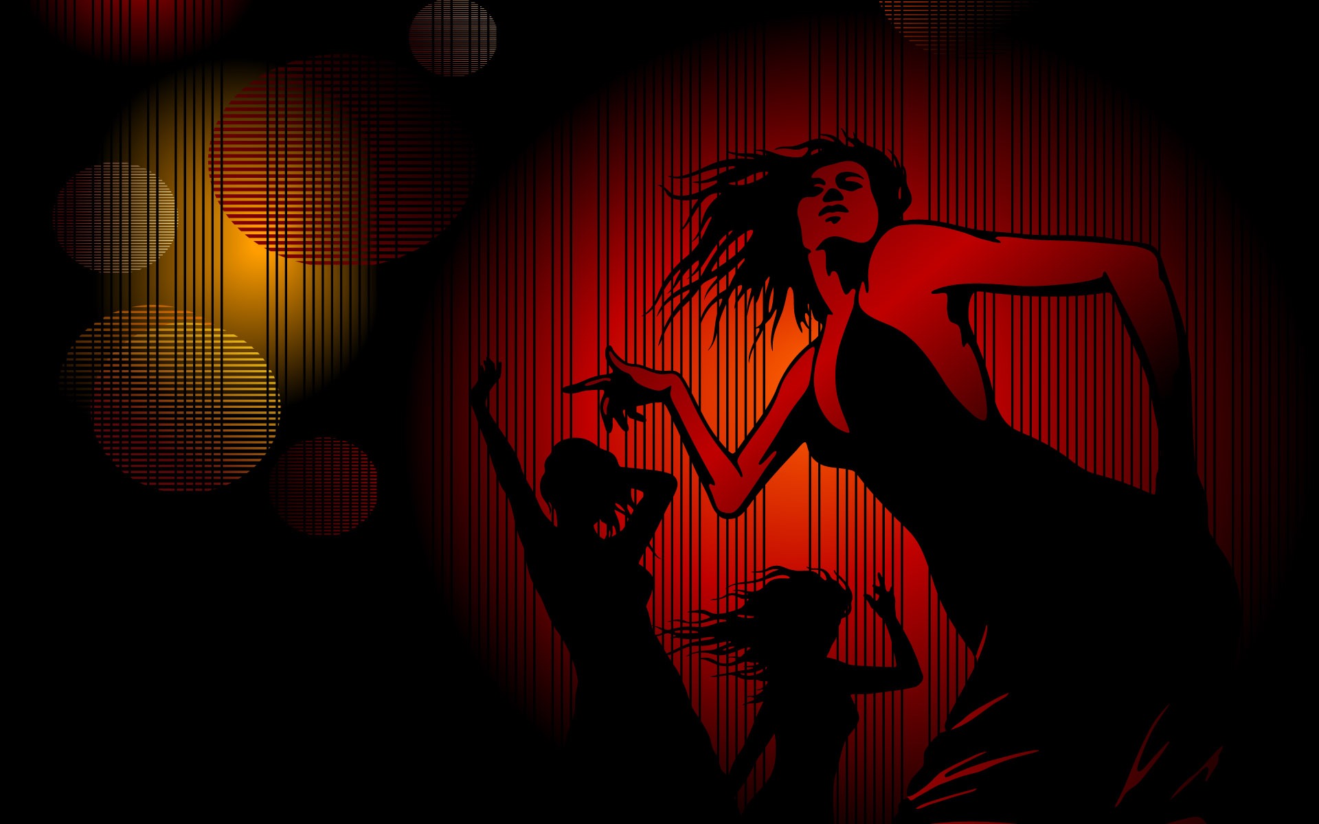 vector wallpaper silhouette populaire (2) #5 - 1920x1200