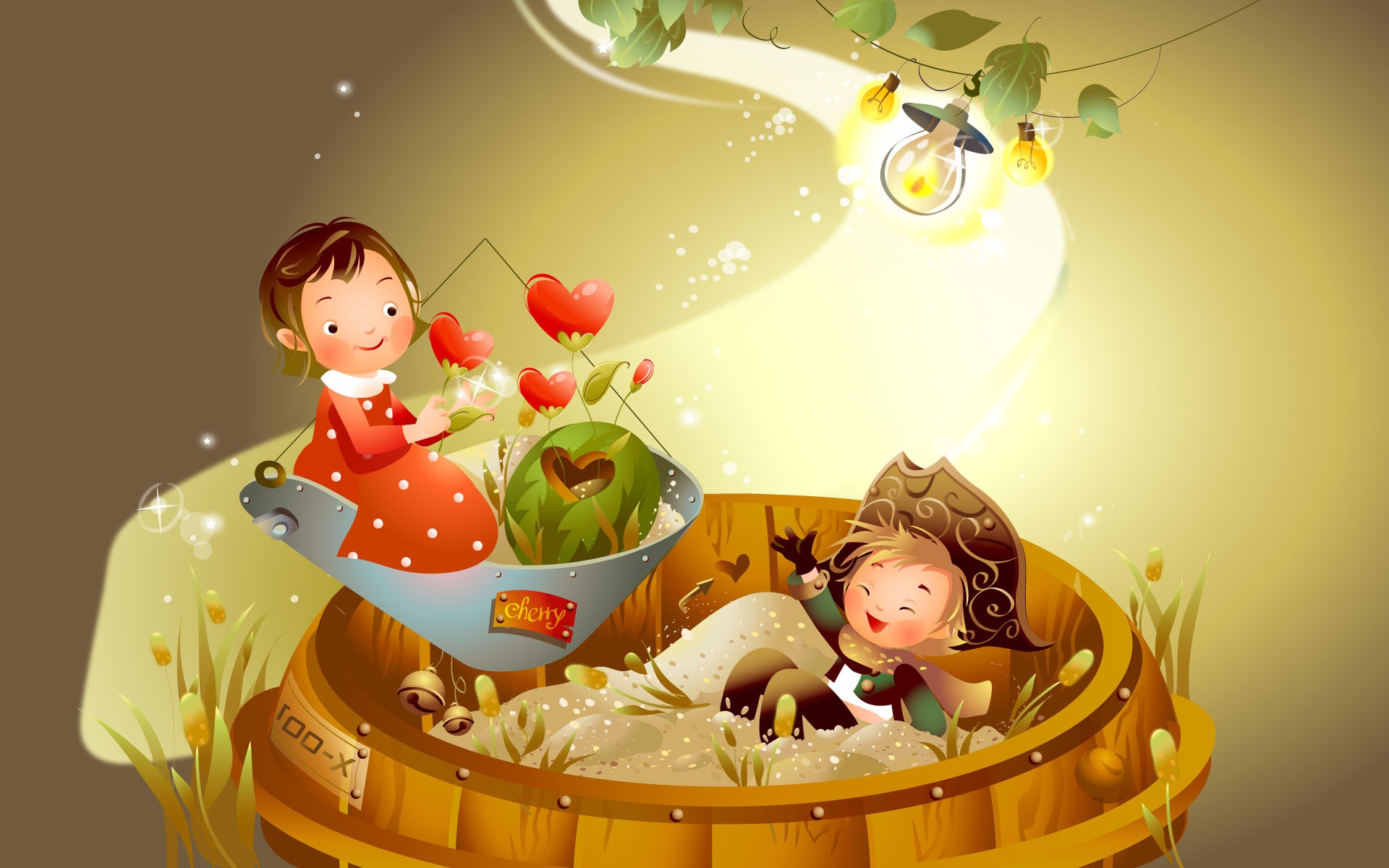 矢量童話壁紙(二) #4 - 1920x1200