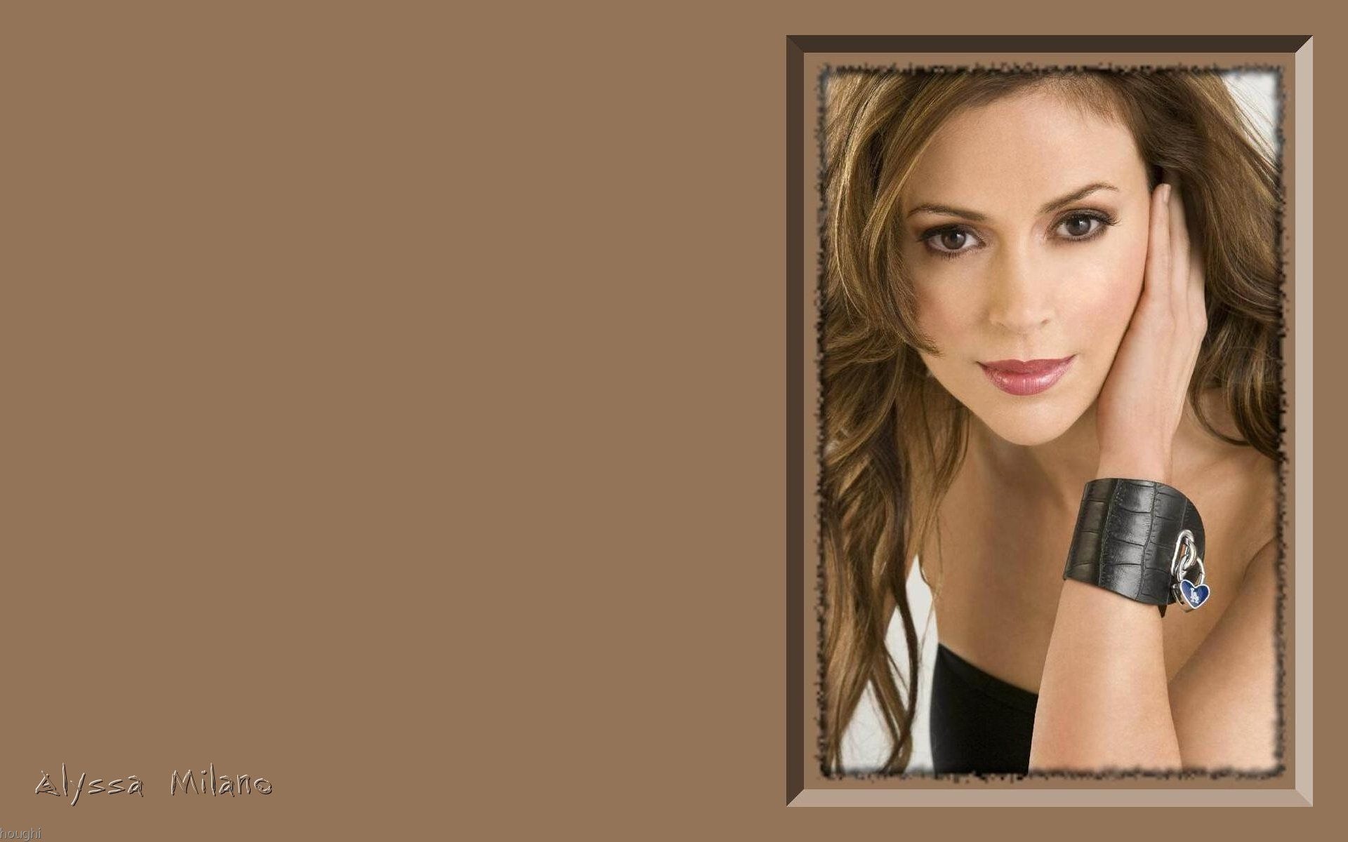 Alyssa Milano hermoso fondo de pantalla #3 - 1920x1200