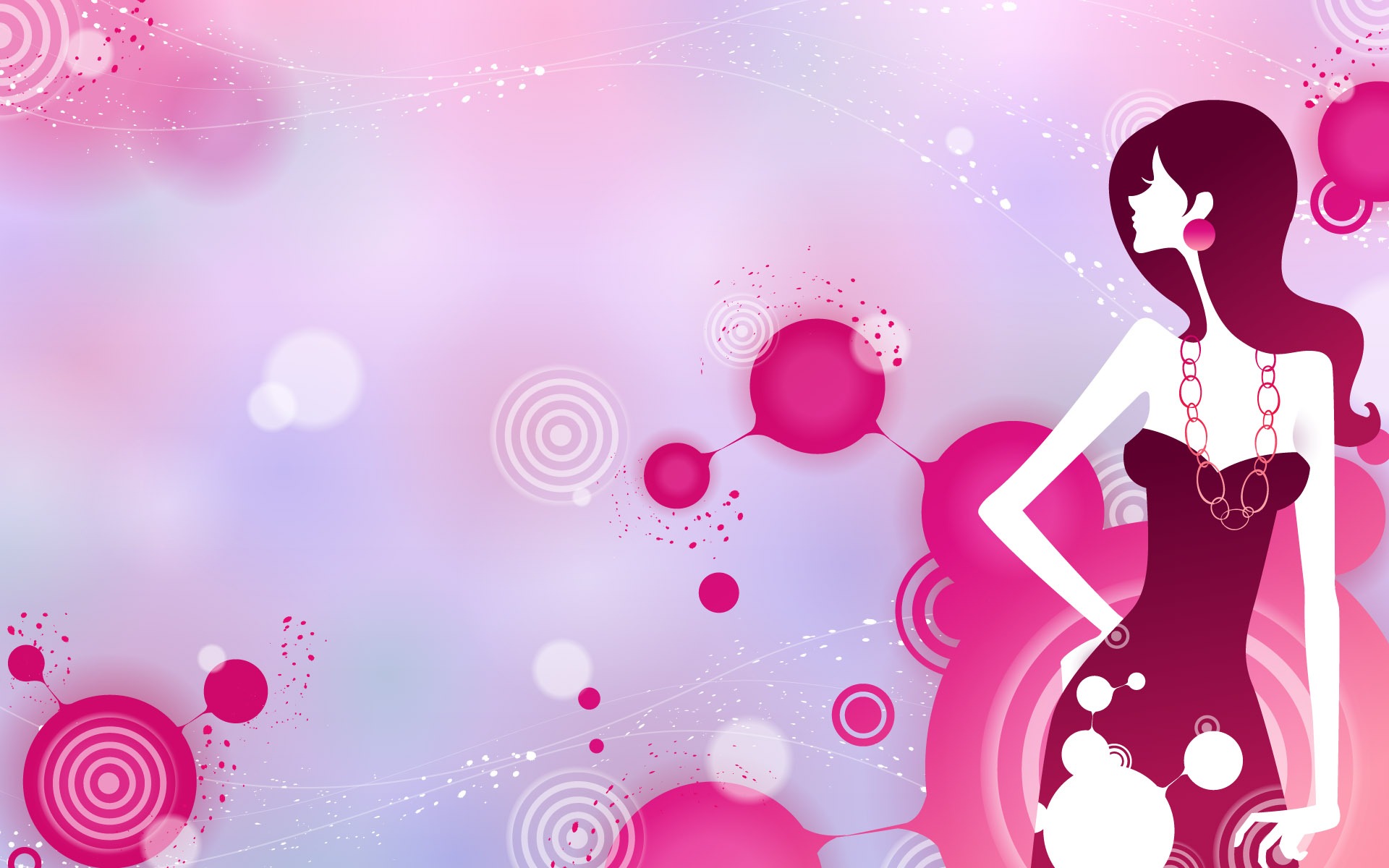 矢量女人花壁紙專輯(七) #3 - 1920x1200