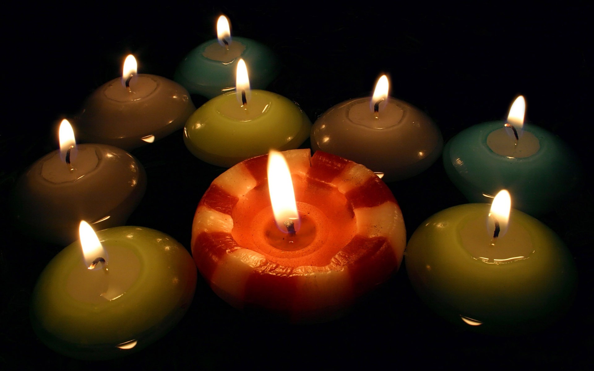 Luz de las velas fondo de pantalla (1) #14 - 1920x1200