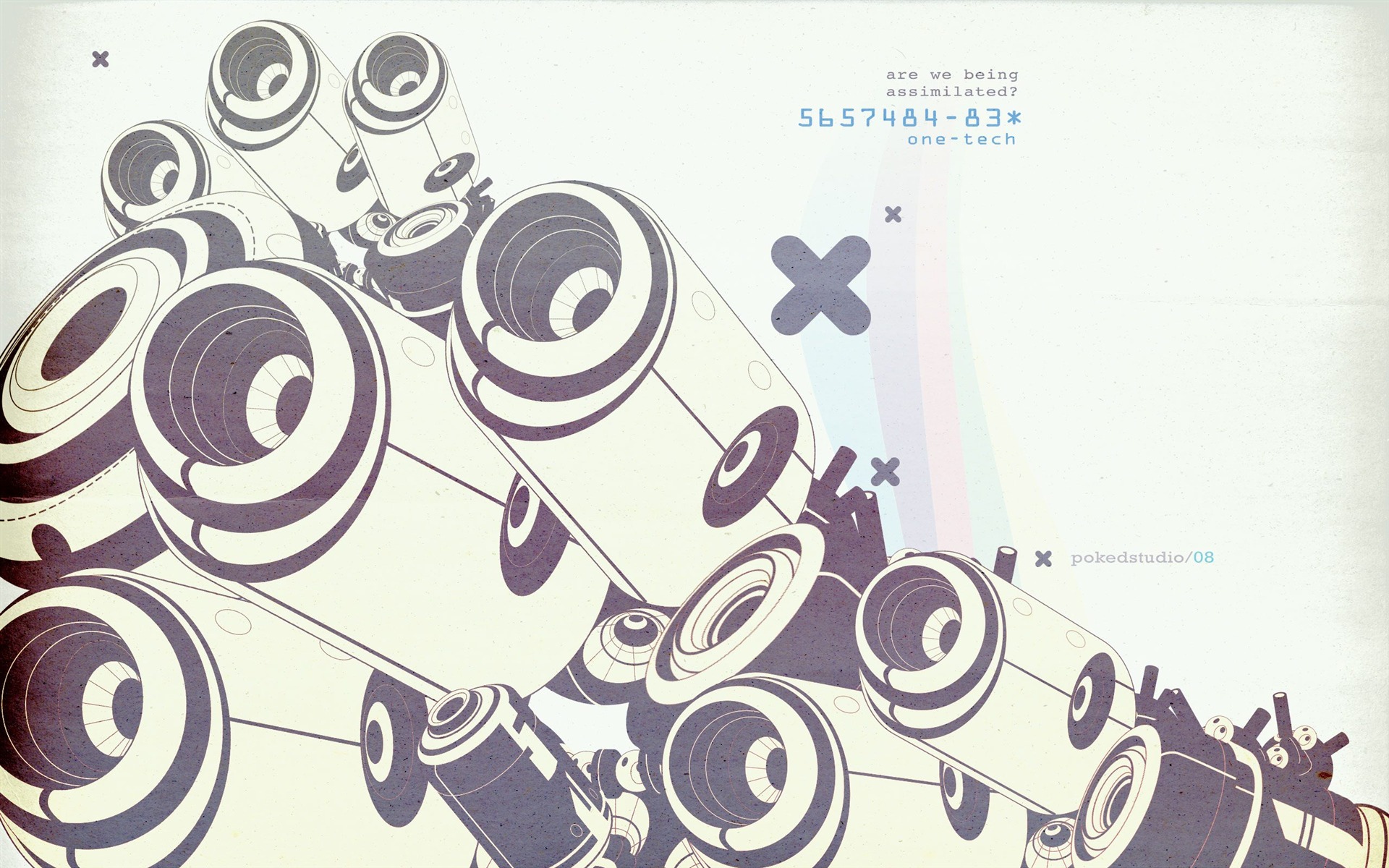 Poked Studio 潮流插畫設計壁紙 #15 - 1920x1200