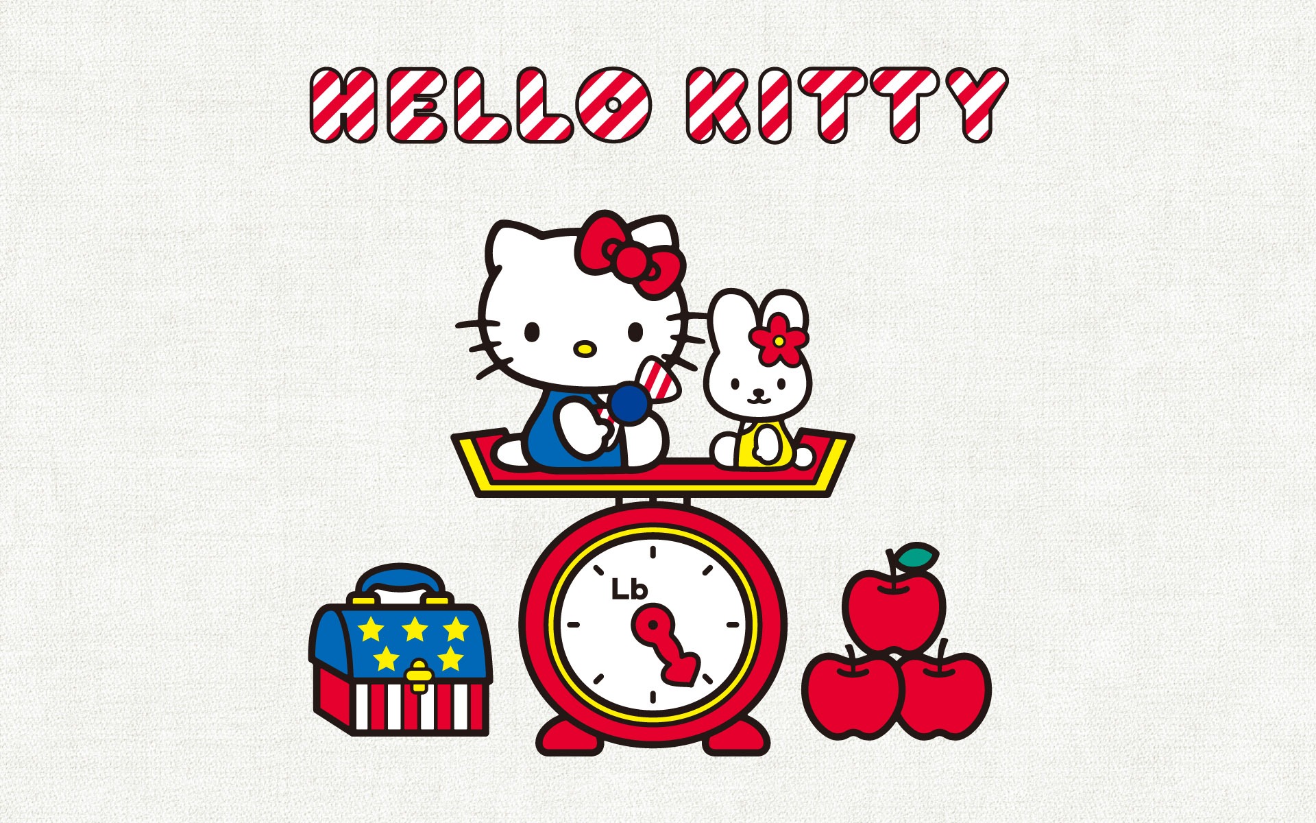 Hello Kitty可爱背景图片-高清壁纸-屈阿零可爱屋