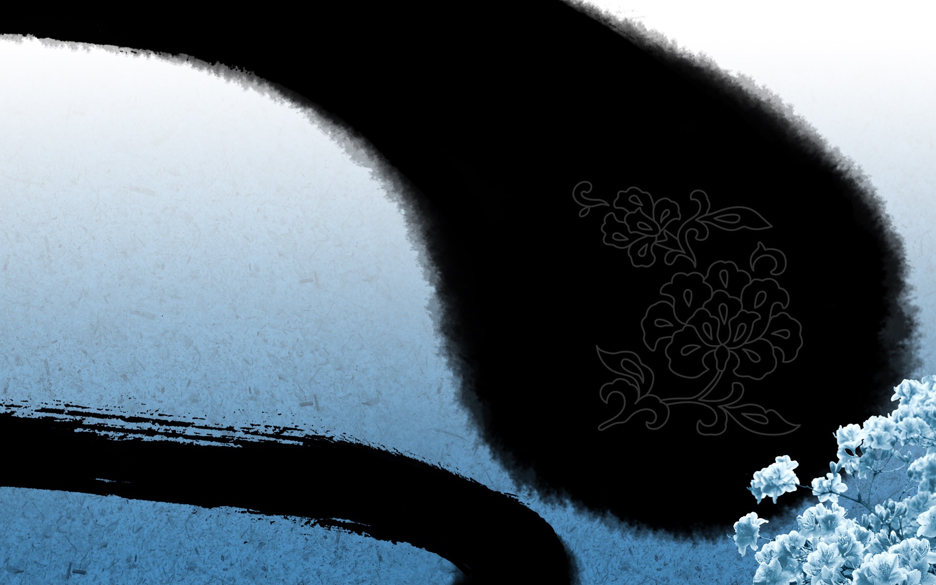 靈氣墨染新年壁紙 #3 - 1920x1200