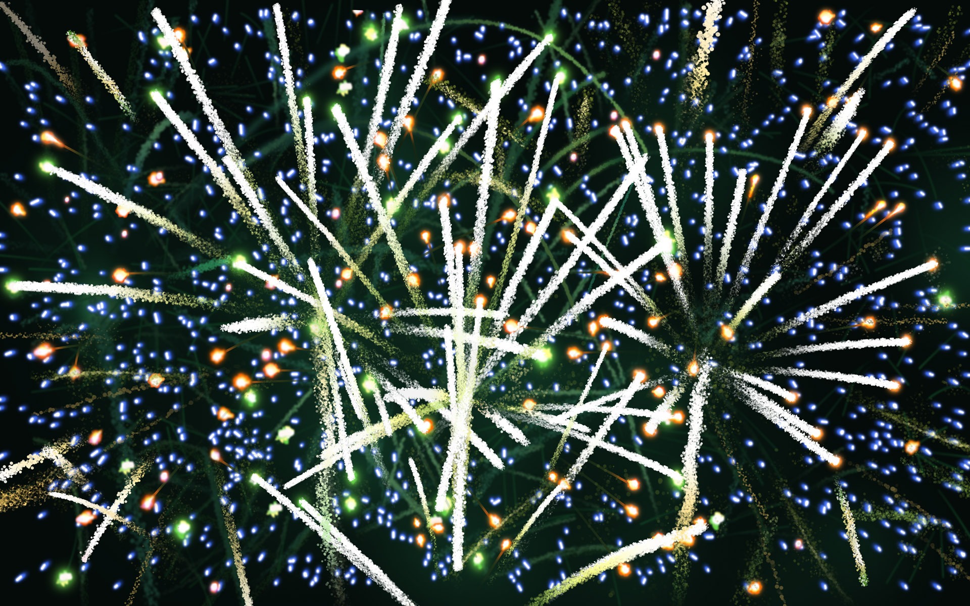 Farbenprächtiges Feuerwerk HD Wallpaper #10 - 1920x1200