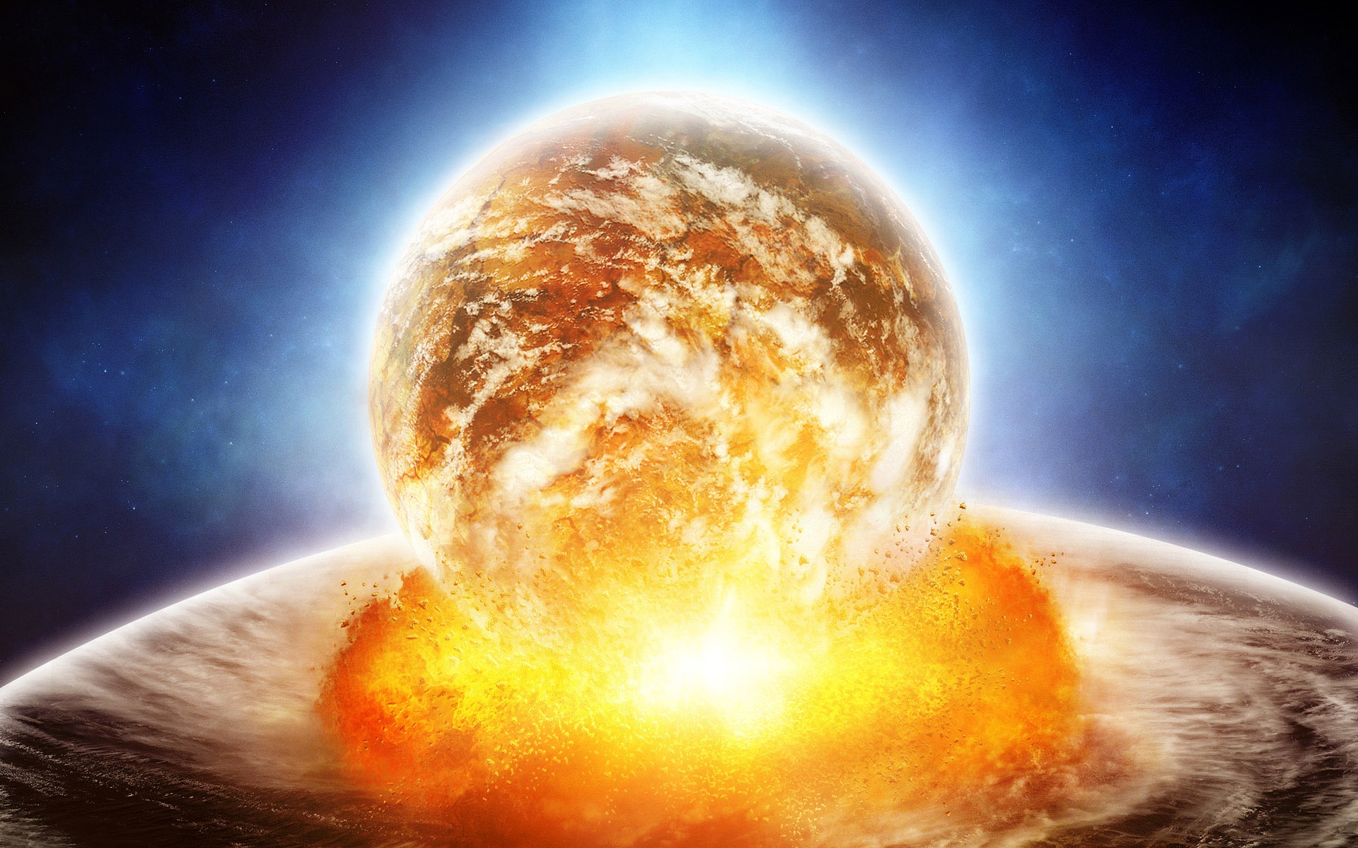寬屏星空地球 壁紙(一) #1 - 1920x1200