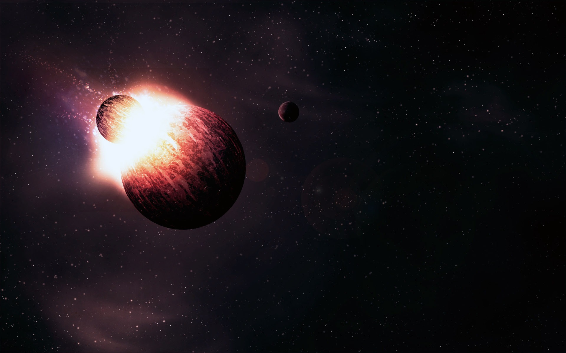 寬屏星空地球 壁紙(一) #5 - 1920x1200