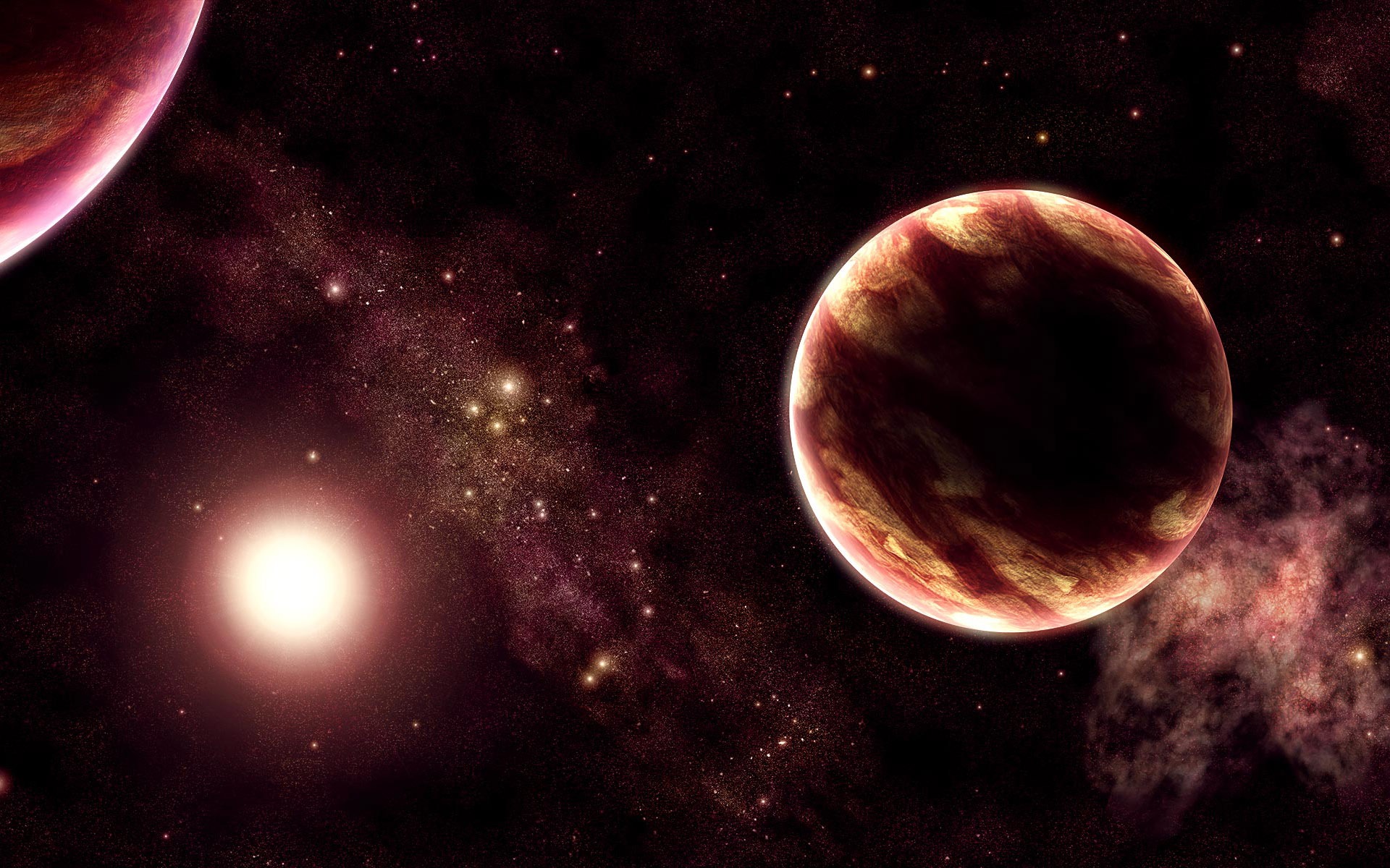 寬屏星空地球 壁紙(一) #7 - 1920x1200