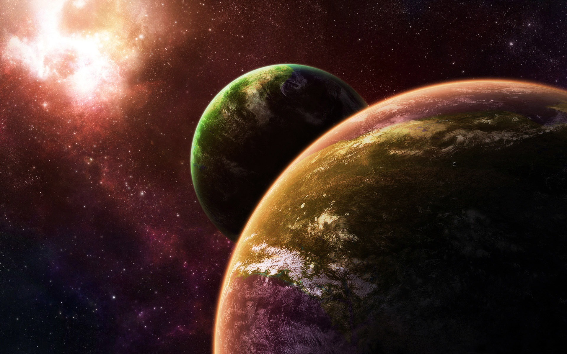 寬屏星空地球 壁紙(一) #19 - 1920x1200