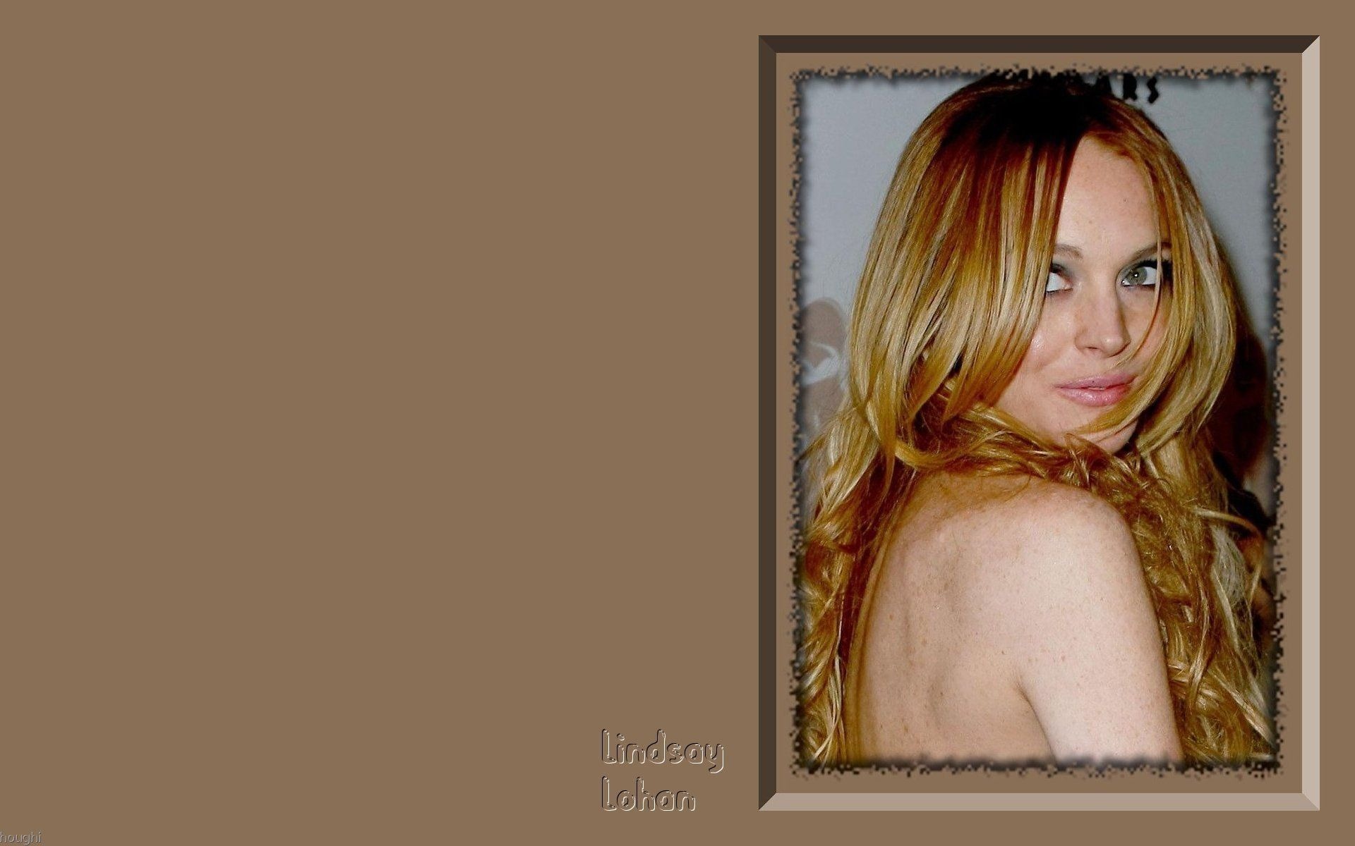 Lindsay Lohan krásná tapeta #16 - 1920x1200